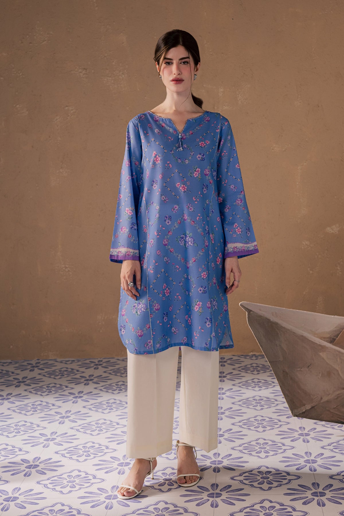 Iris Mel 2Pc - Printed Lawn Dress
