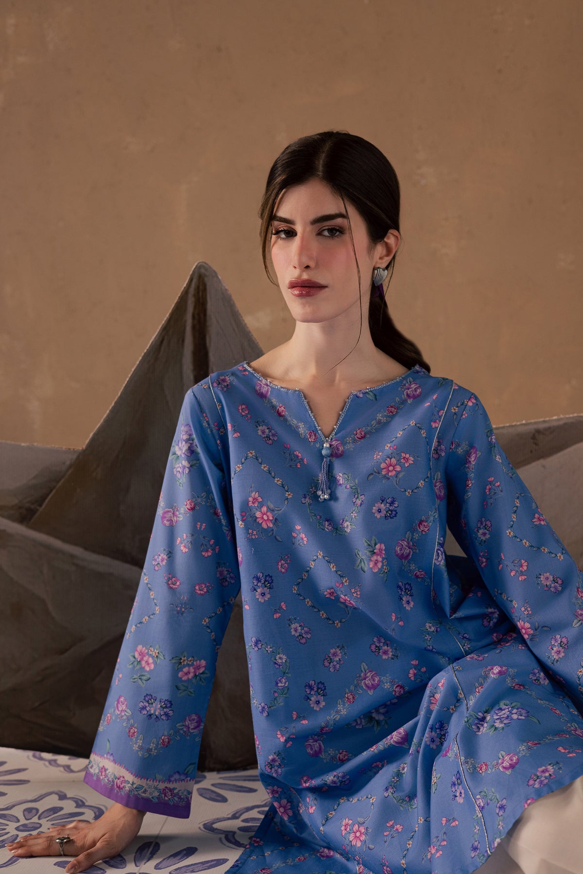 Iris Mel 2Pc - Printed Lawn Dress