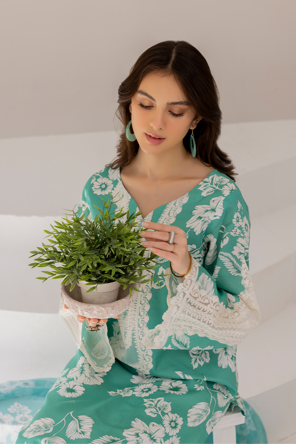 Embroidered Silk lawn DT-23-05