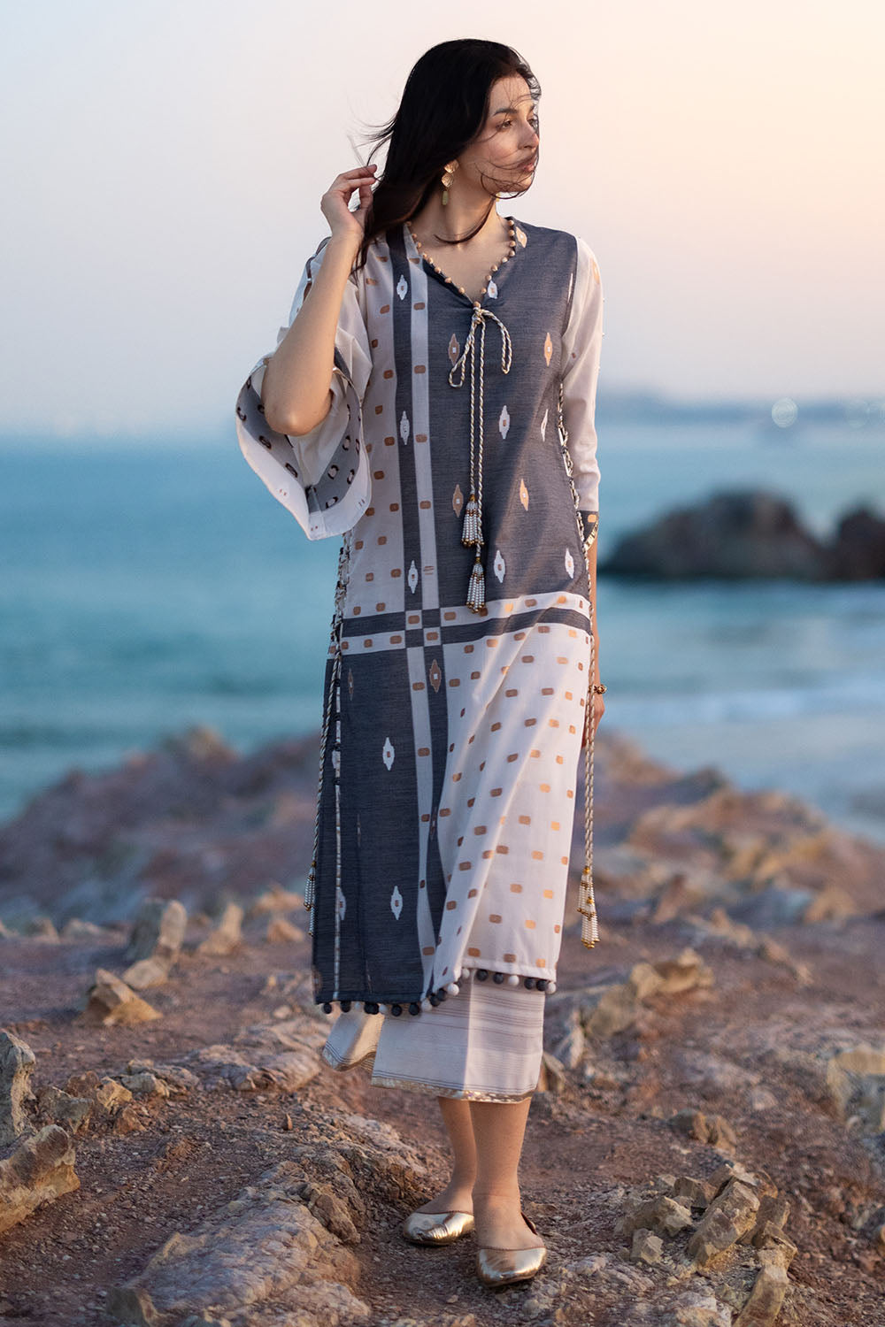 2 Piece Jacquard Suit