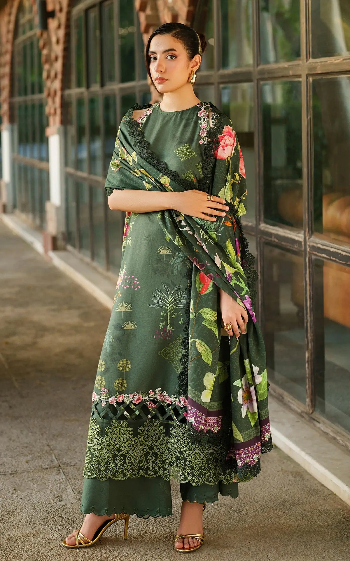 Jade Dusk-MWL25-01 | 3pcs Embroidered Stitched Suit