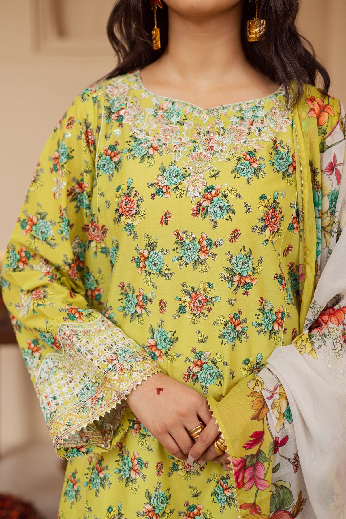 Joy 3Pc - Festive Eid Prints