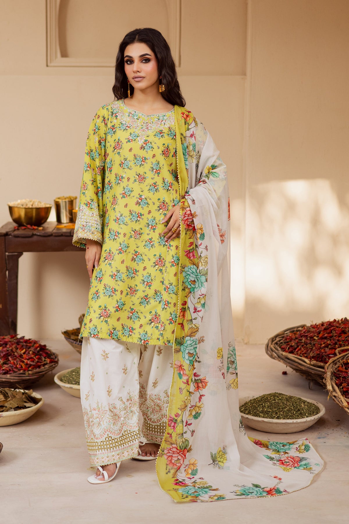 Joy 3Pc - Festive Eid Prints