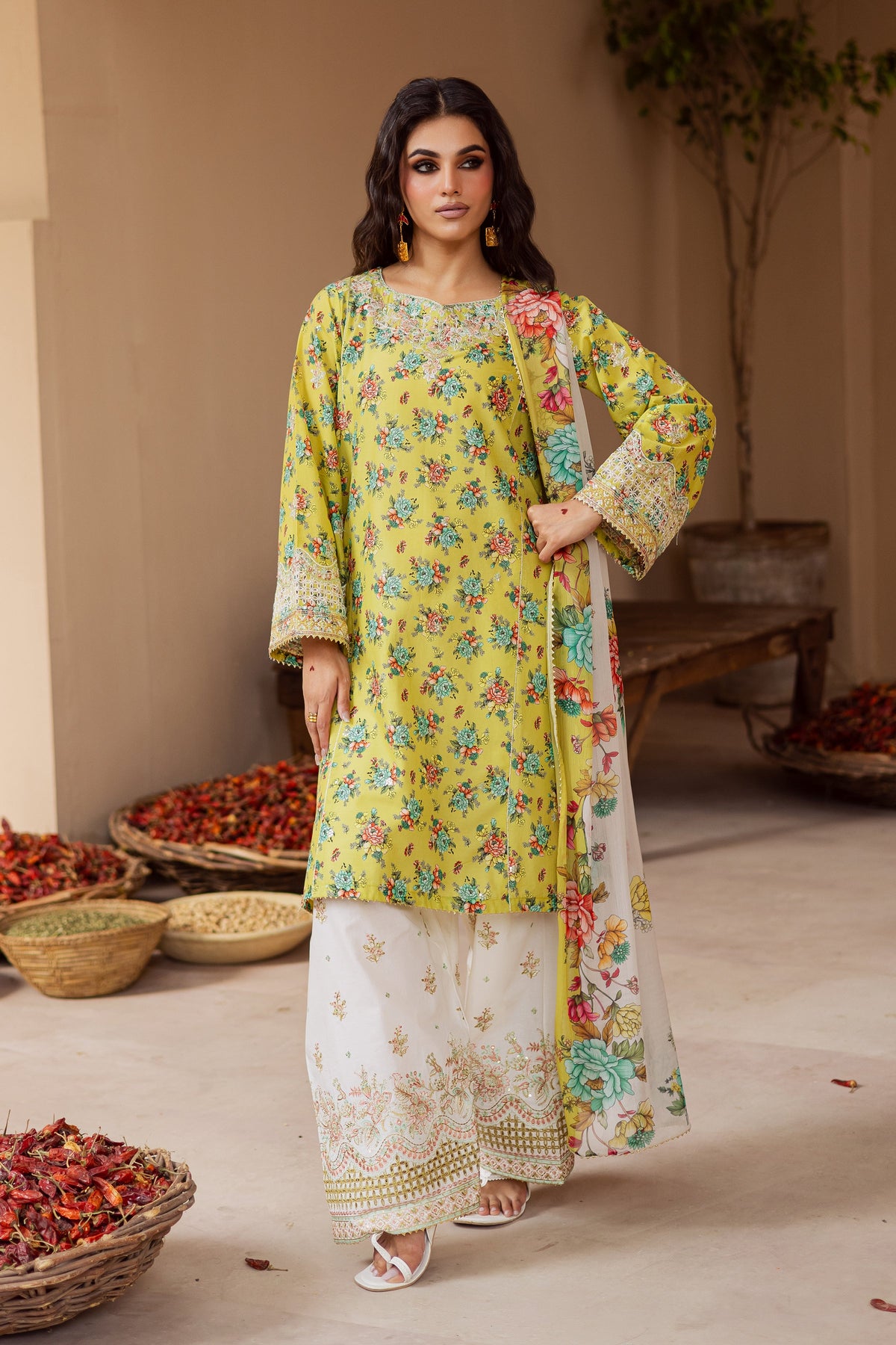 Joy 3Pc - Festive Eid Prints