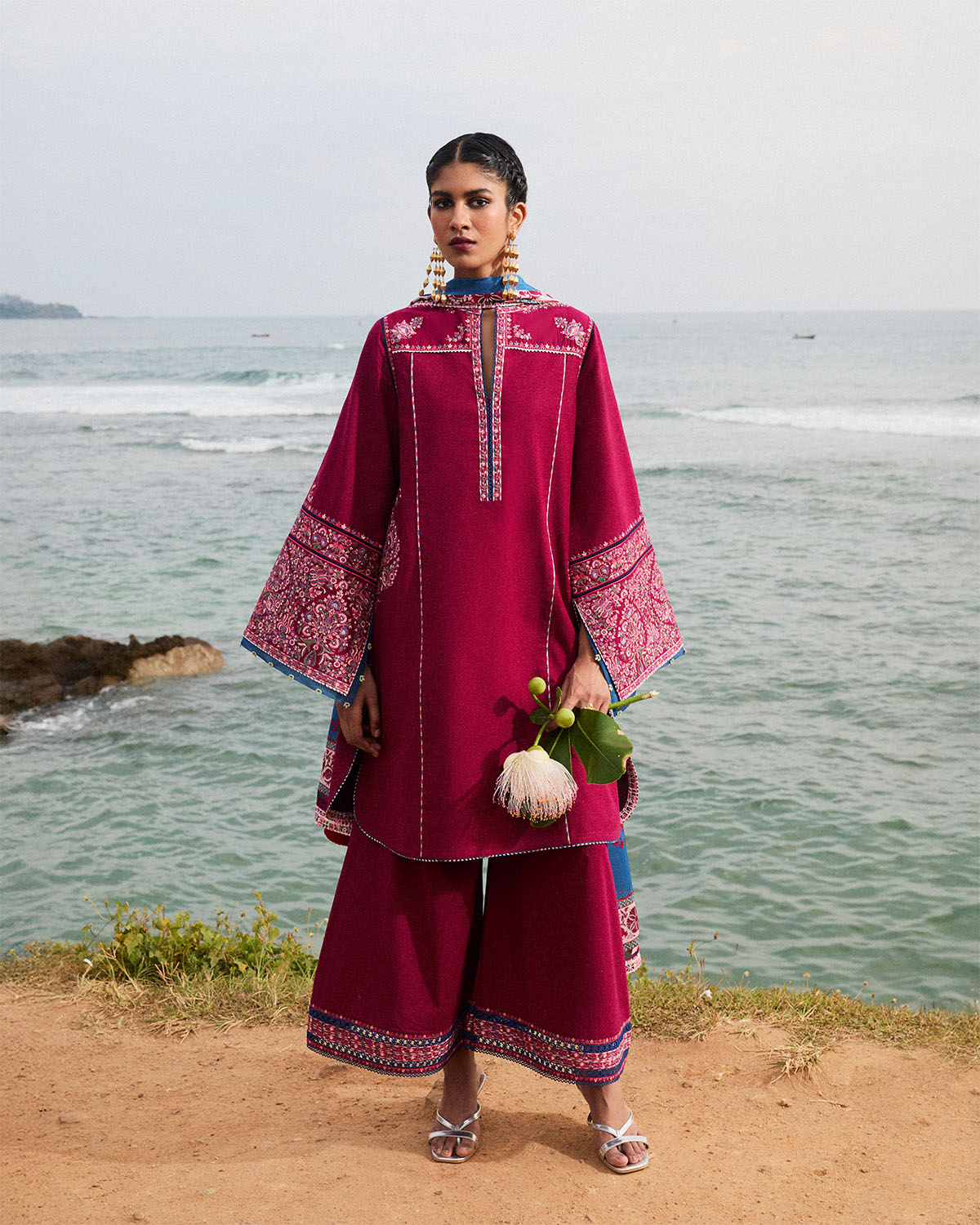 D9-A Pink ombré Colour Block