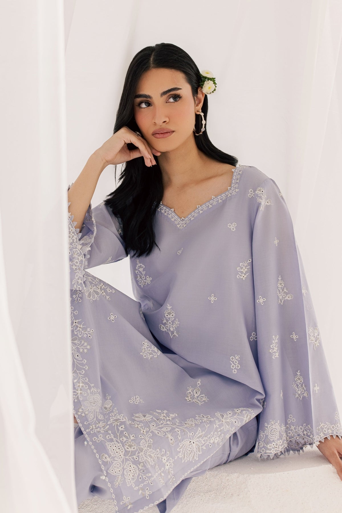 Junie 2Pc - Embroidered Lawn Dress