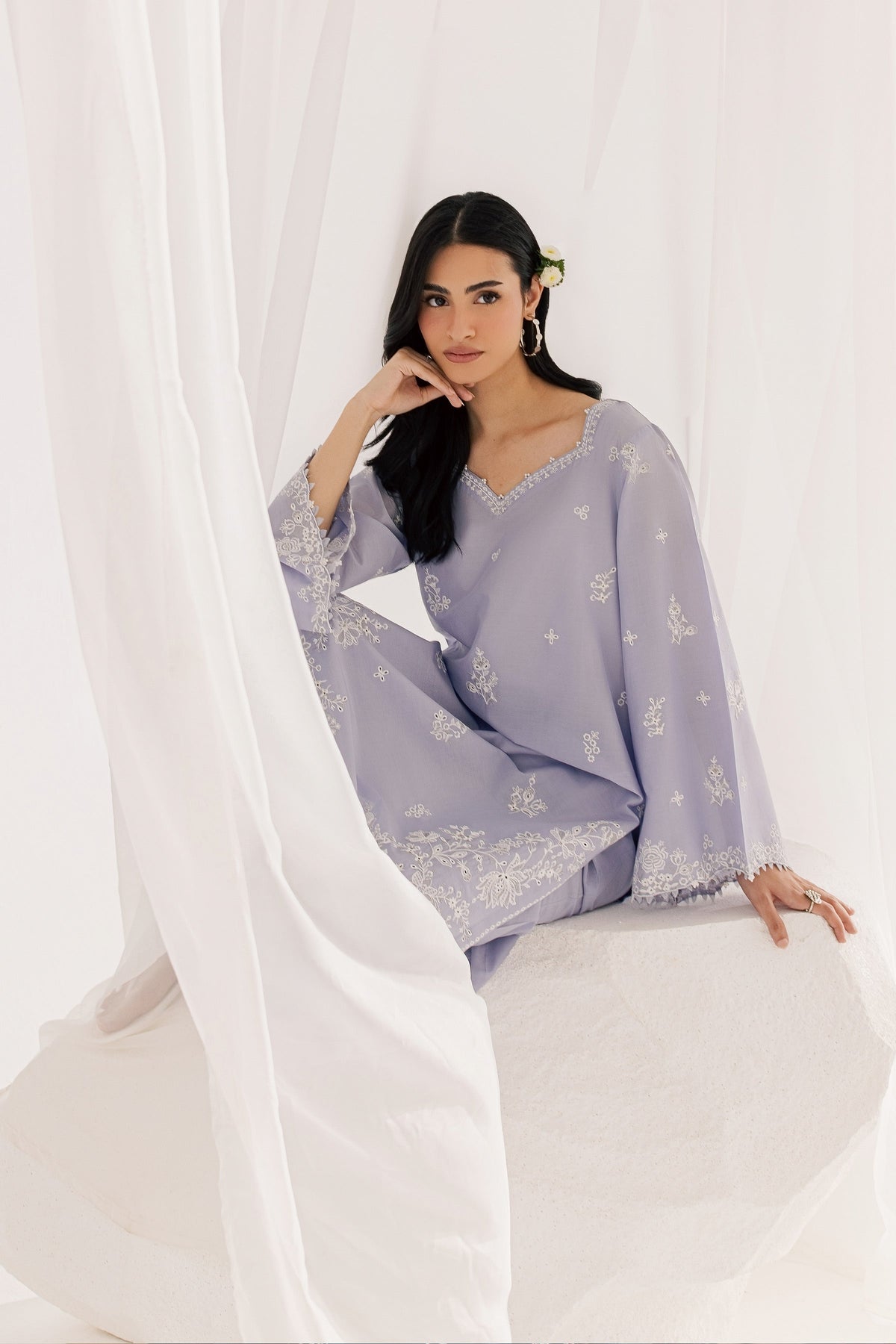 Junie 2Pc - Embroidered Lawn Dress