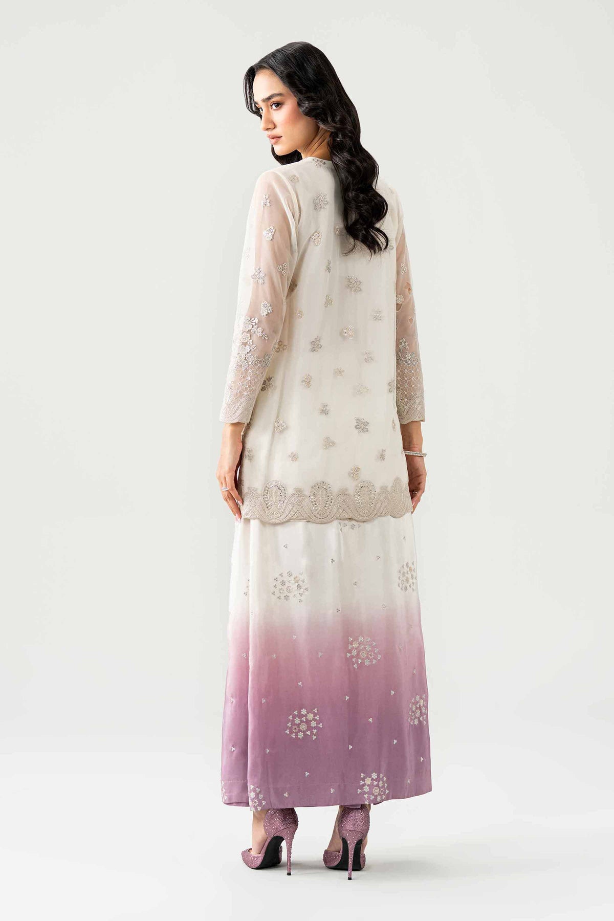 3 Piece - Embroidered Suit - KBS26-61