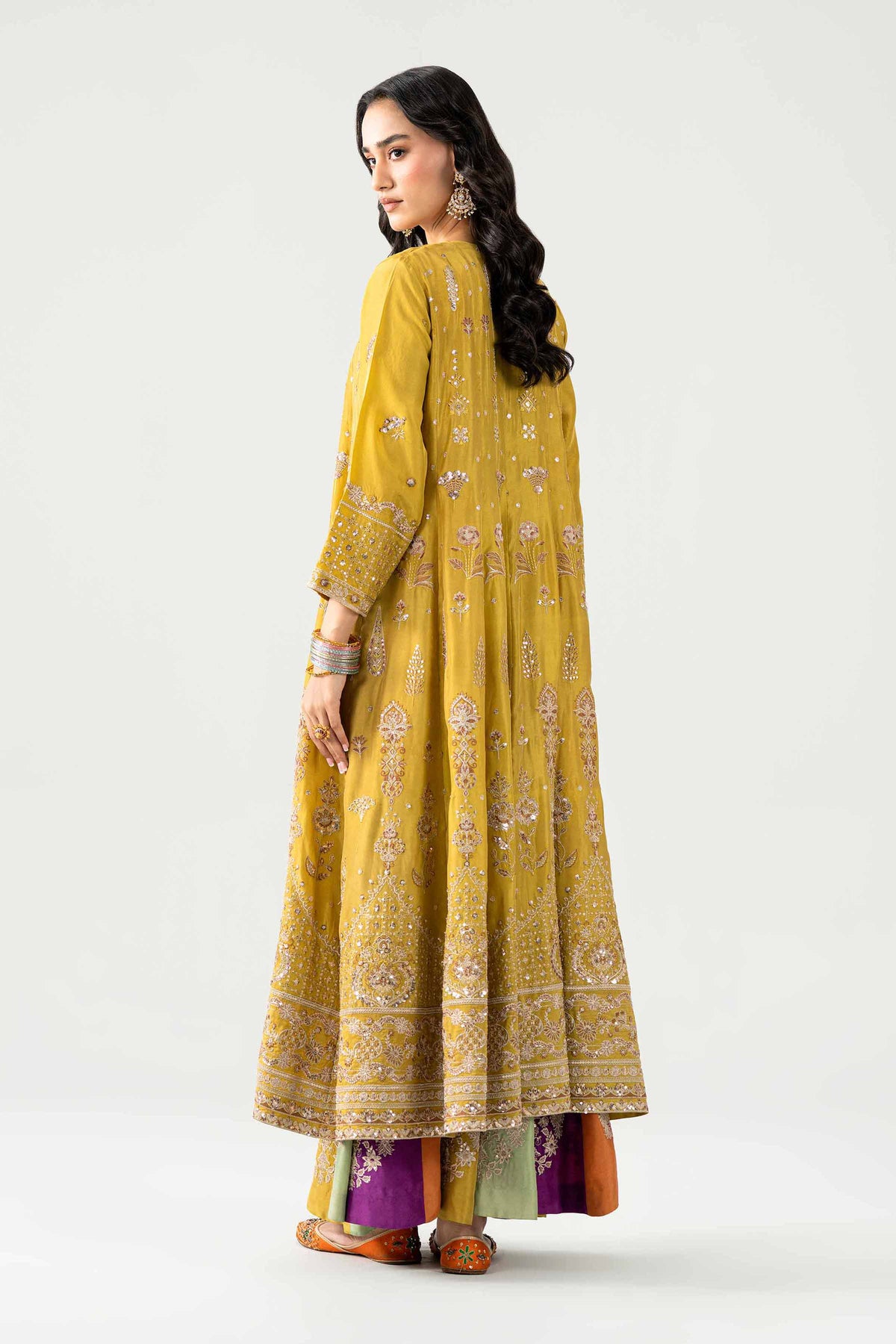 3 Piece - Embroidered Lehnga Set - KBS26-88