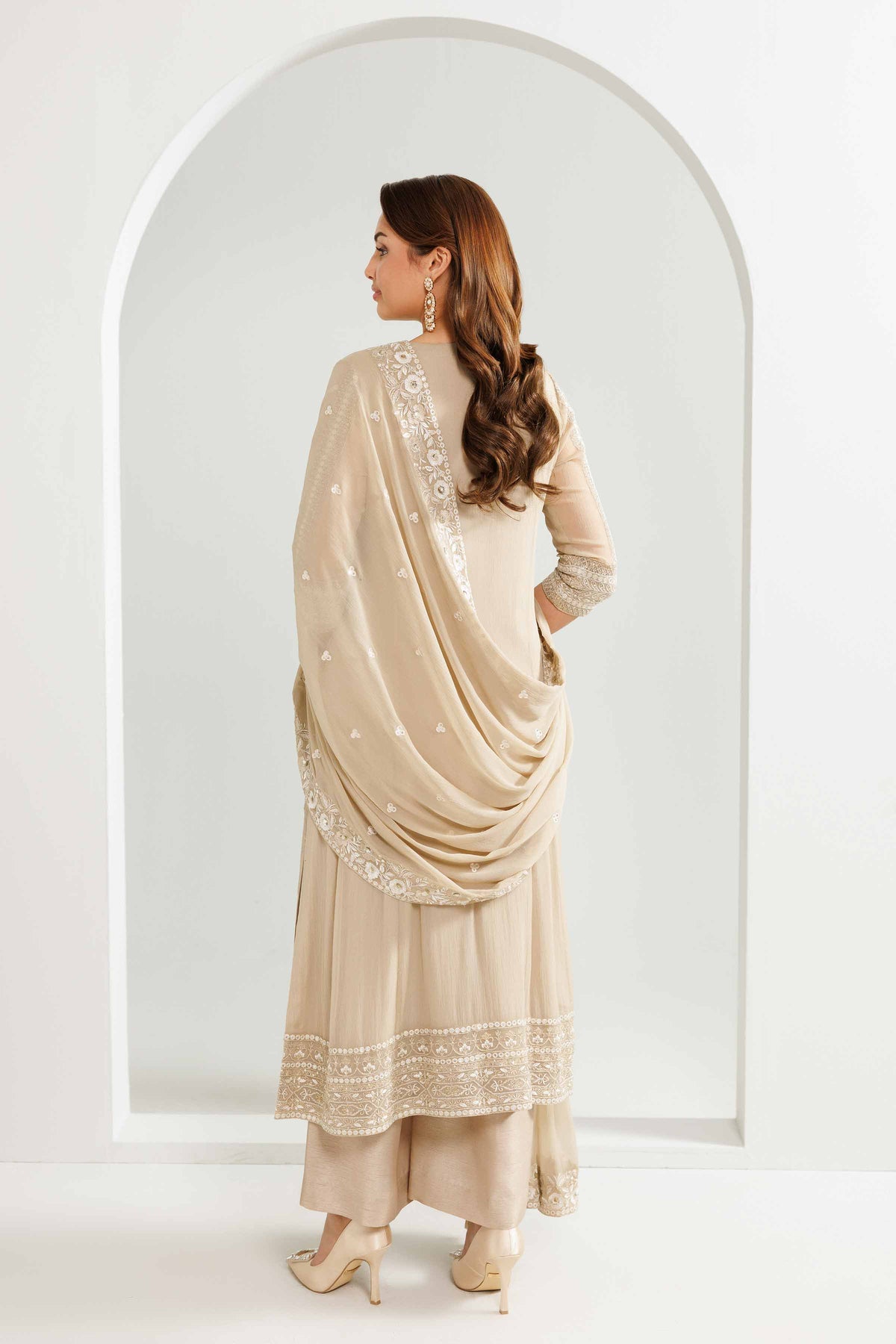 3 Piece - Embroidered Suit - KBW25-81