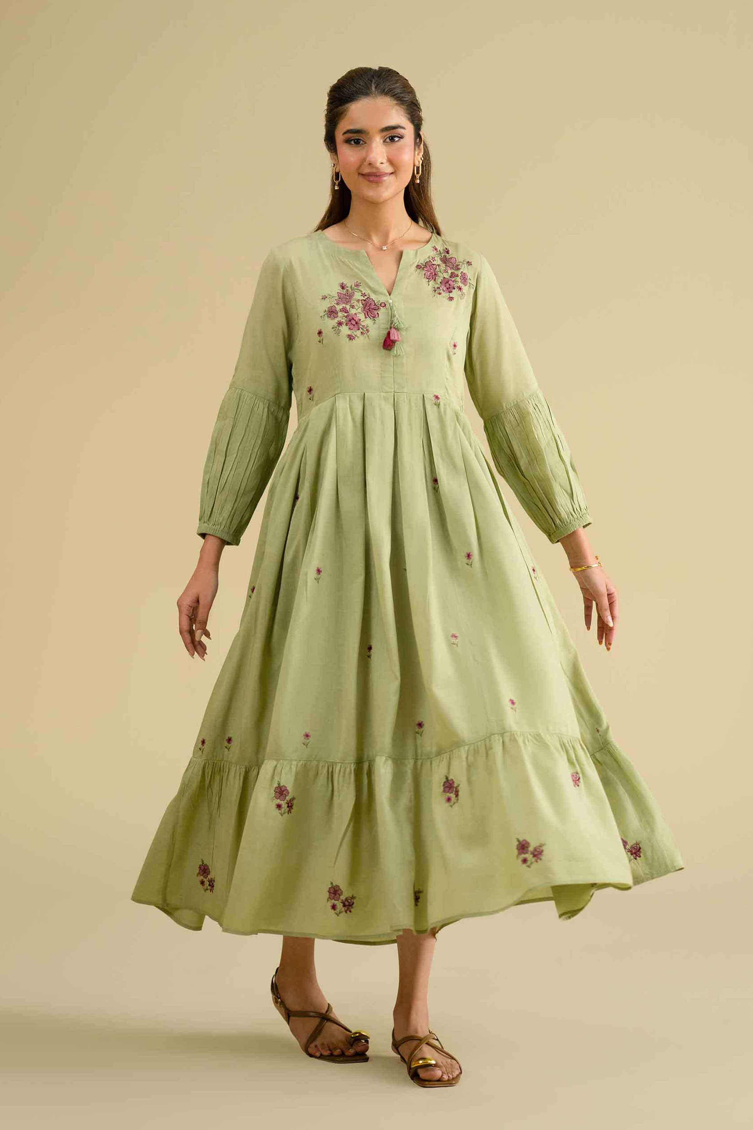Embroidered Dress - KFE26-06
