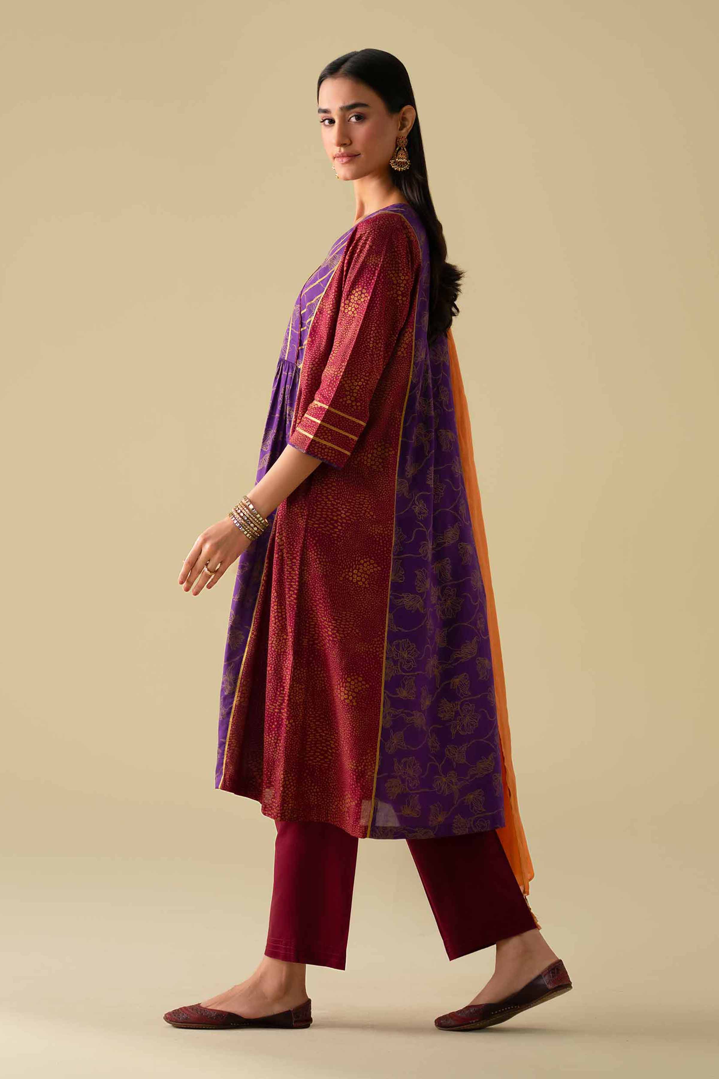 3 Piece - Printed Suit - KFE26-114