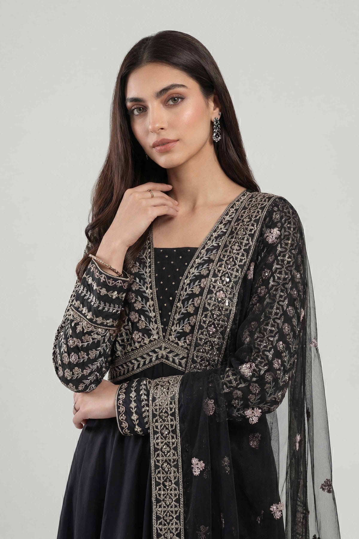 2 Piece - Embroidered Suit - KFE26-149