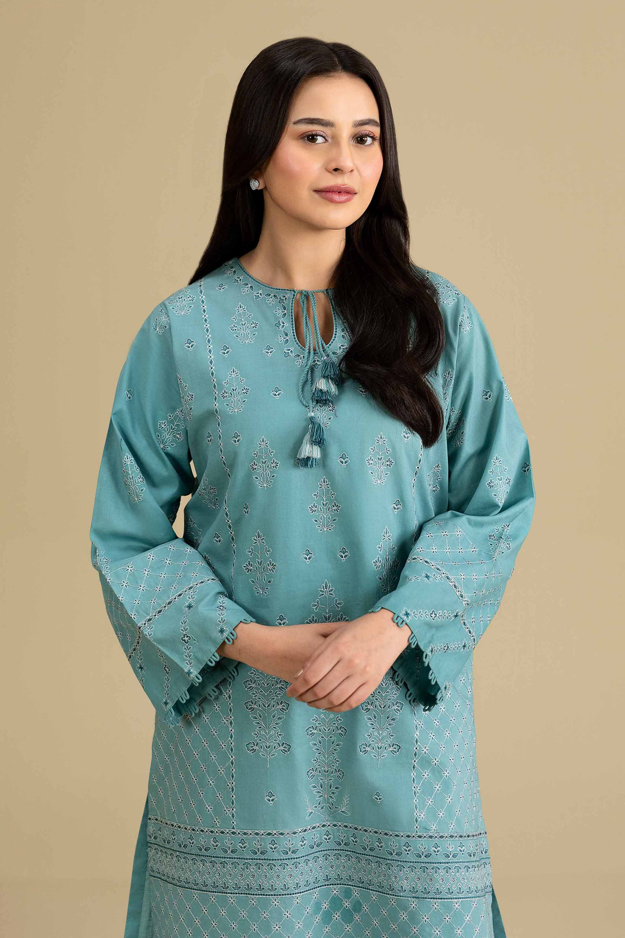 2 Piece - Embroidered Suit - KFE26-166