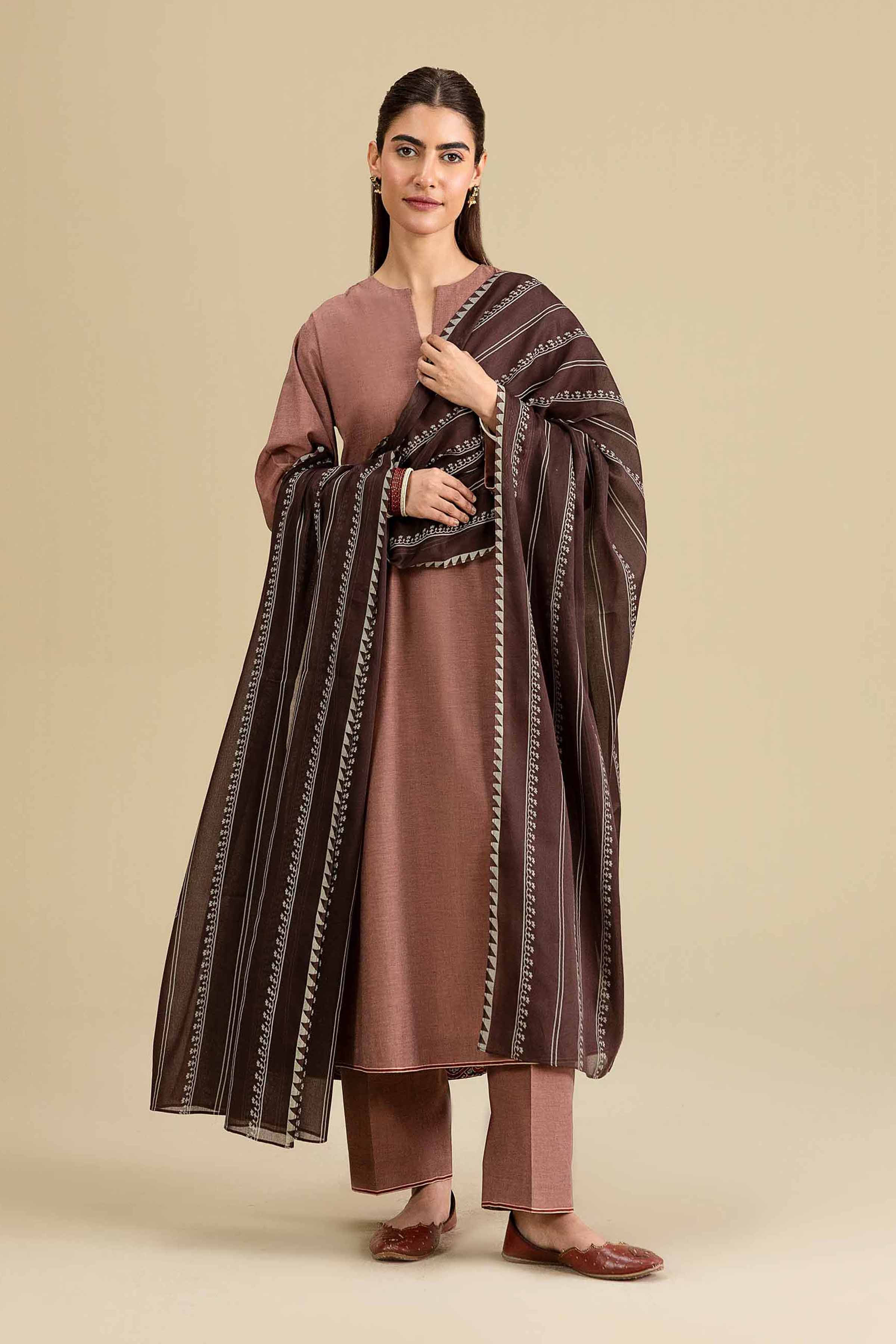 3 Piece - Printed Suit - KFE26-202