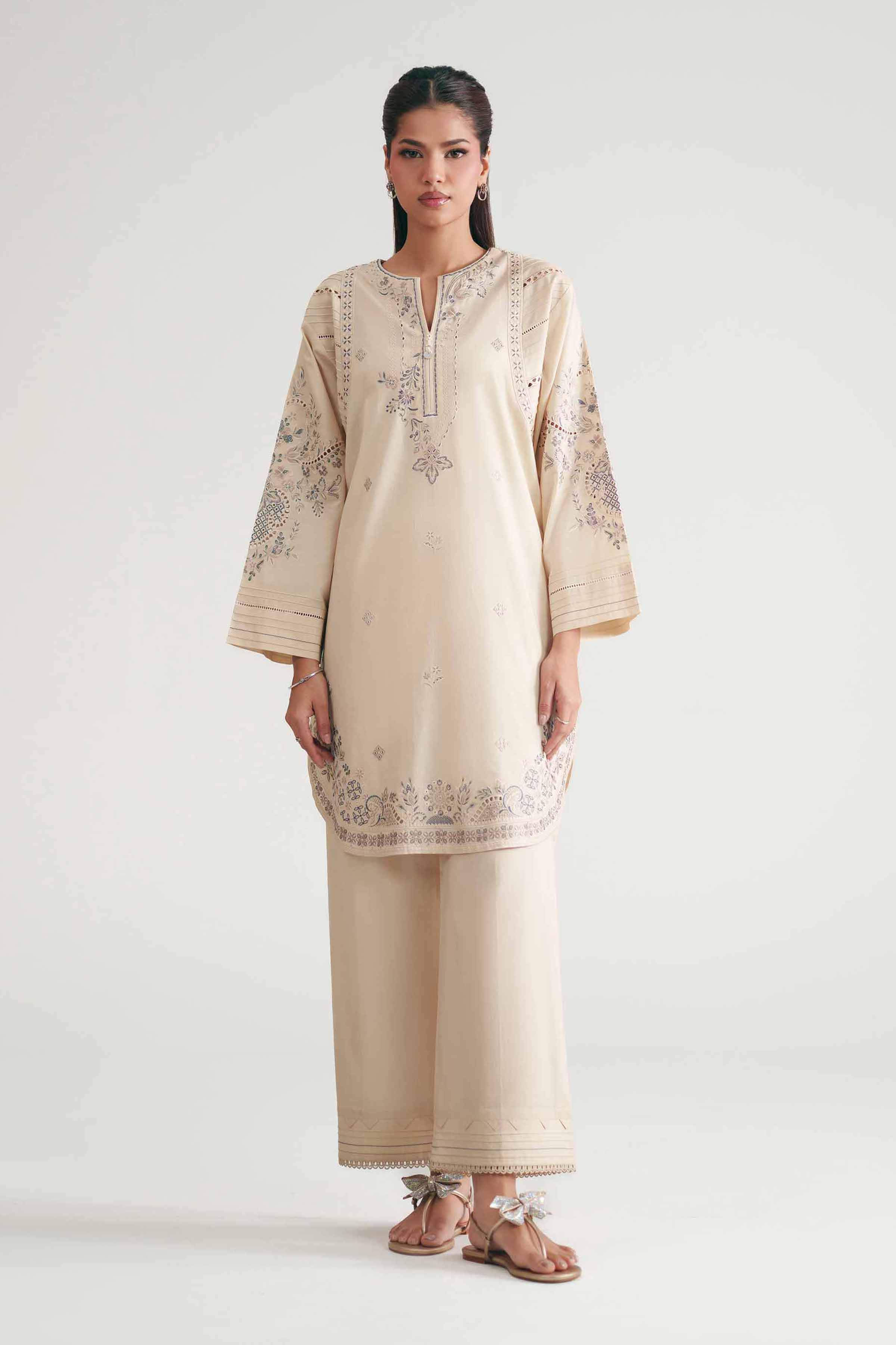 2 Piece - Embroidered Suit - KFE26-216