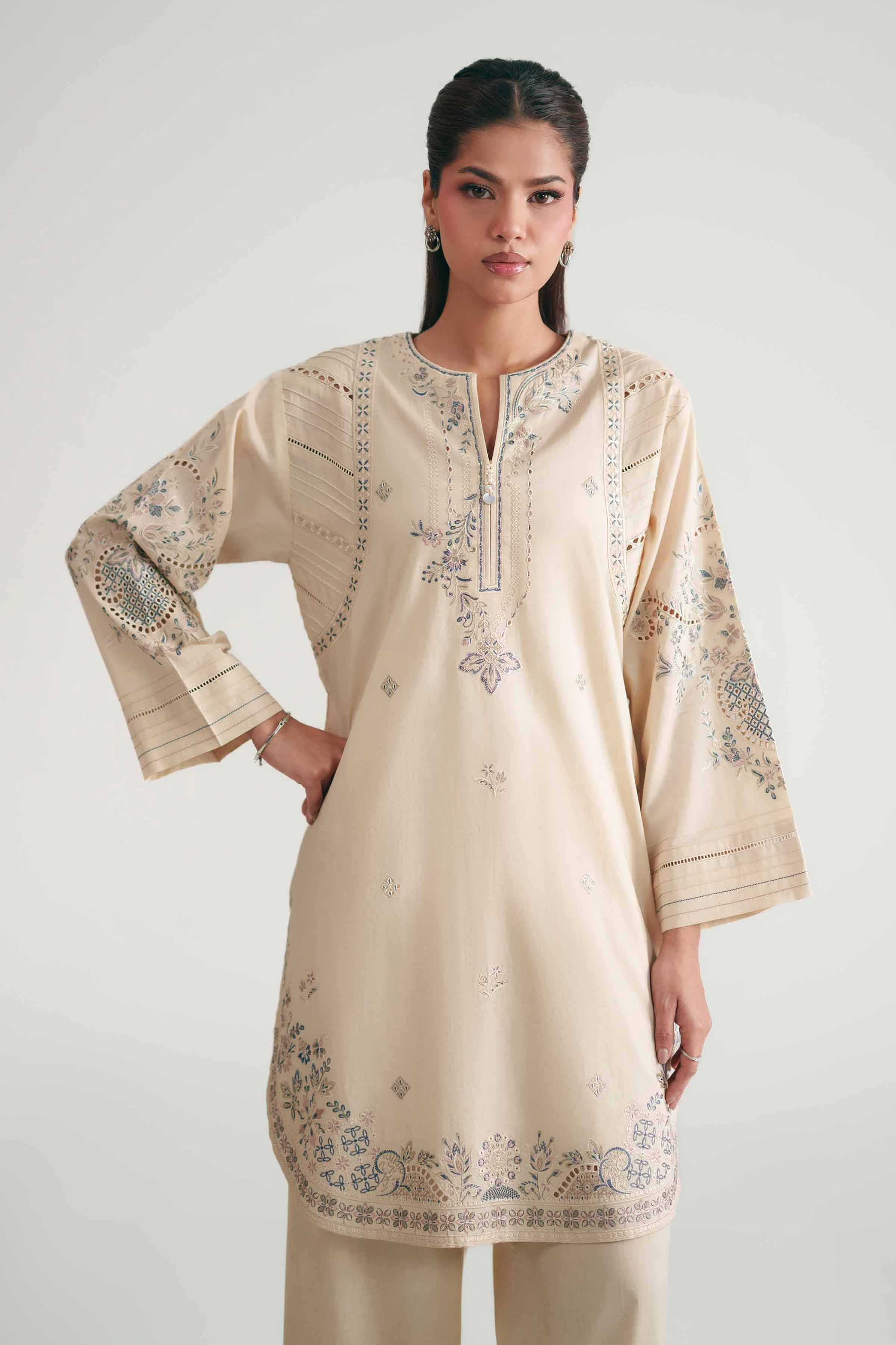 2 Piece - Embroidered Suit - KFE26-216