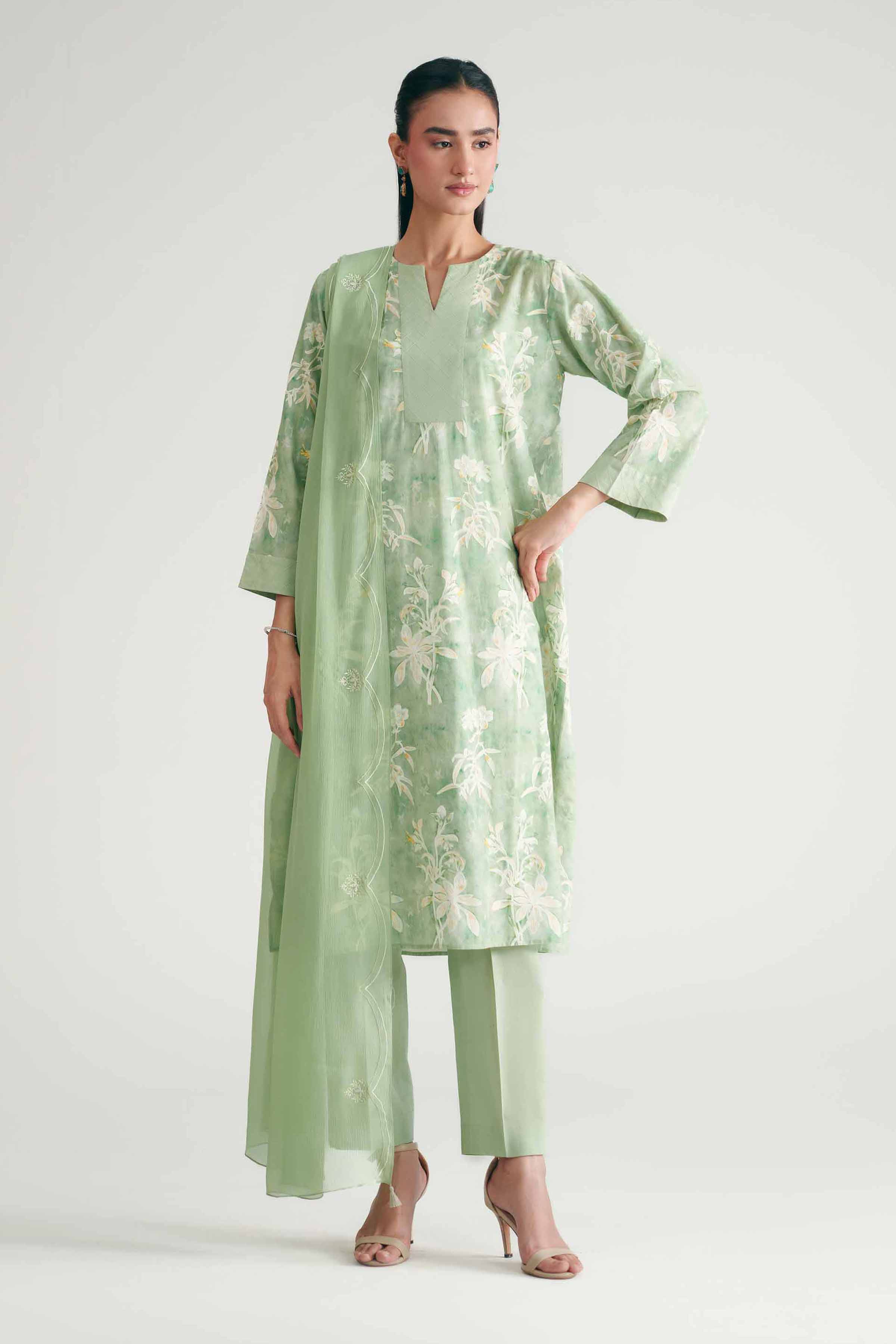 3 Piece - Printed Suit - KFE26-227