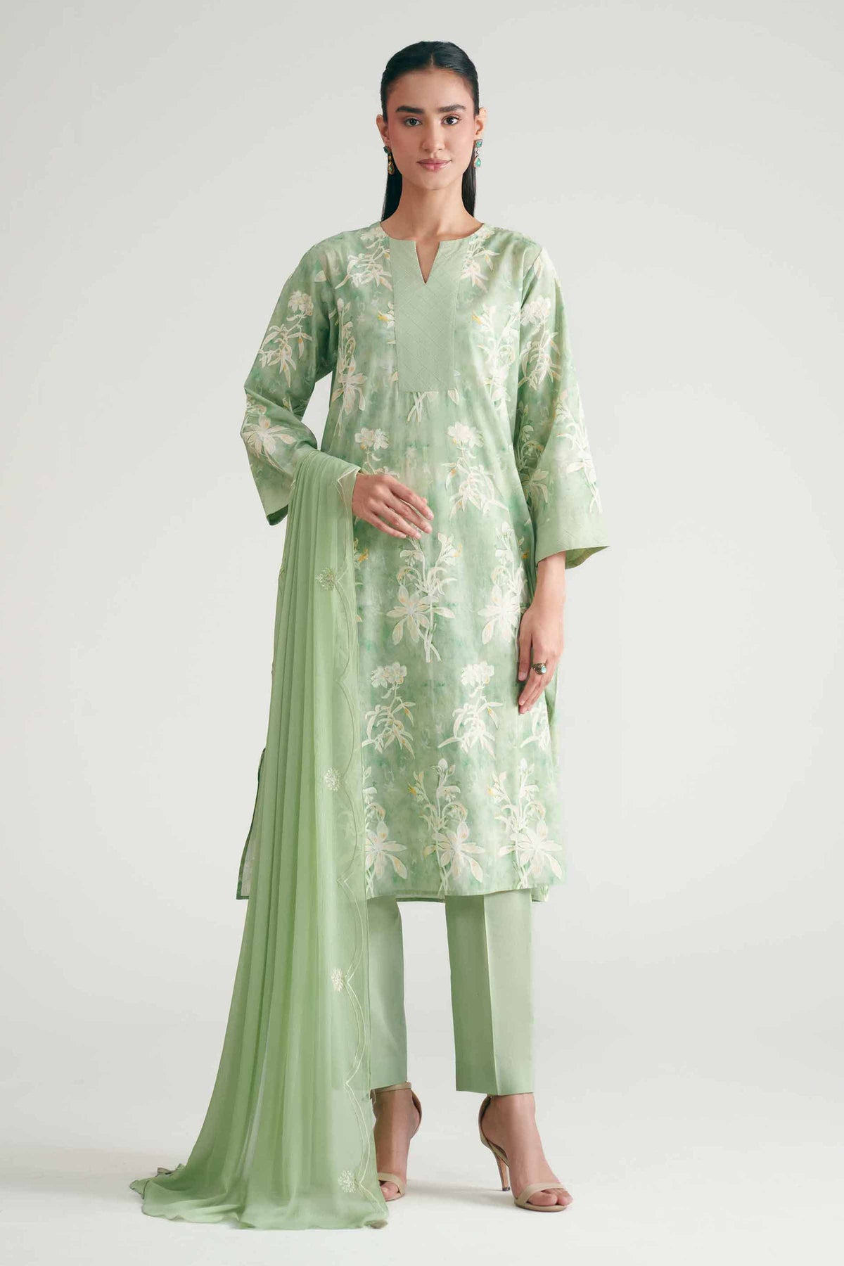 3 Piece - Printed Suit - KFE26-227
