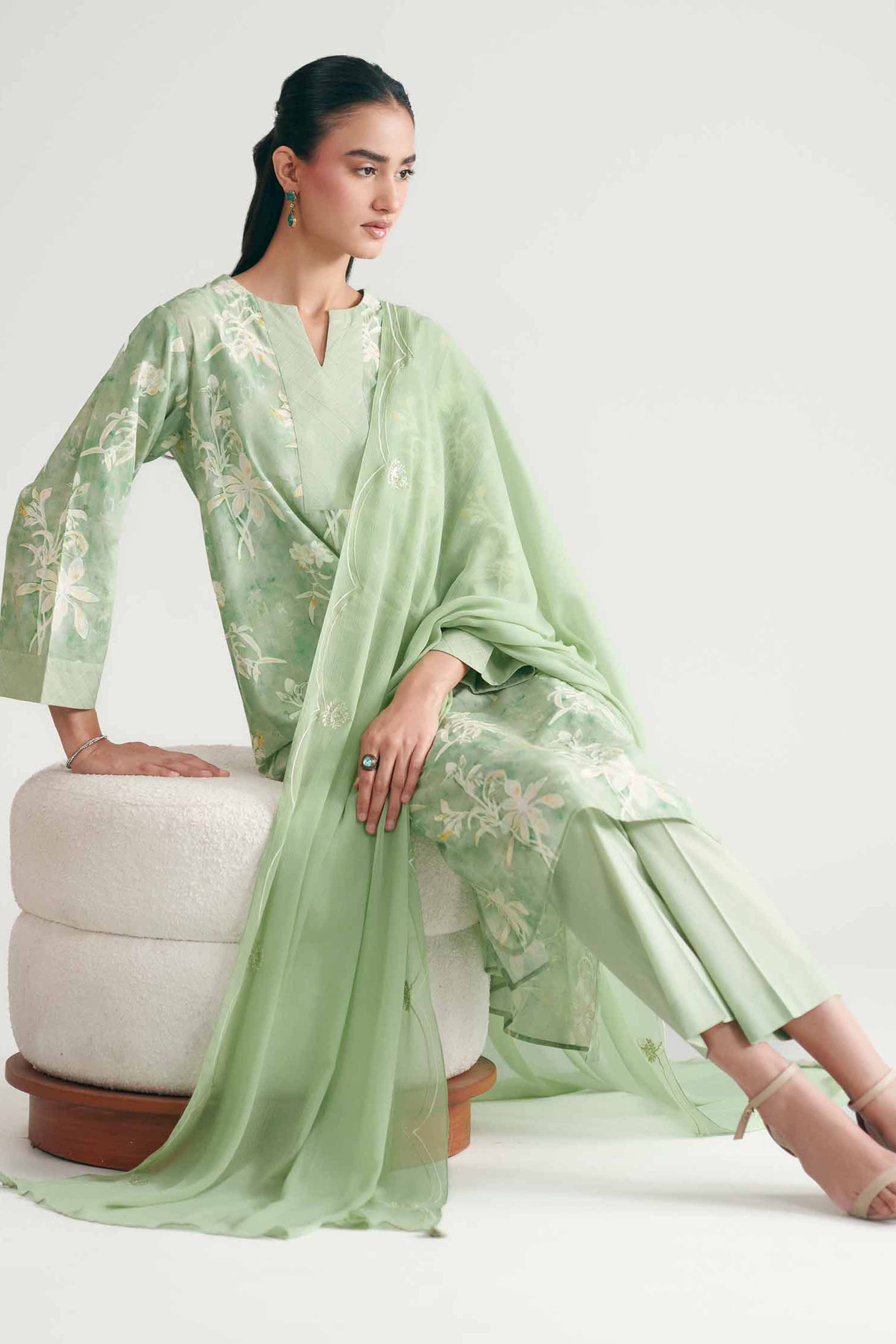 3 Piece - Printed Suit - KFE26-227