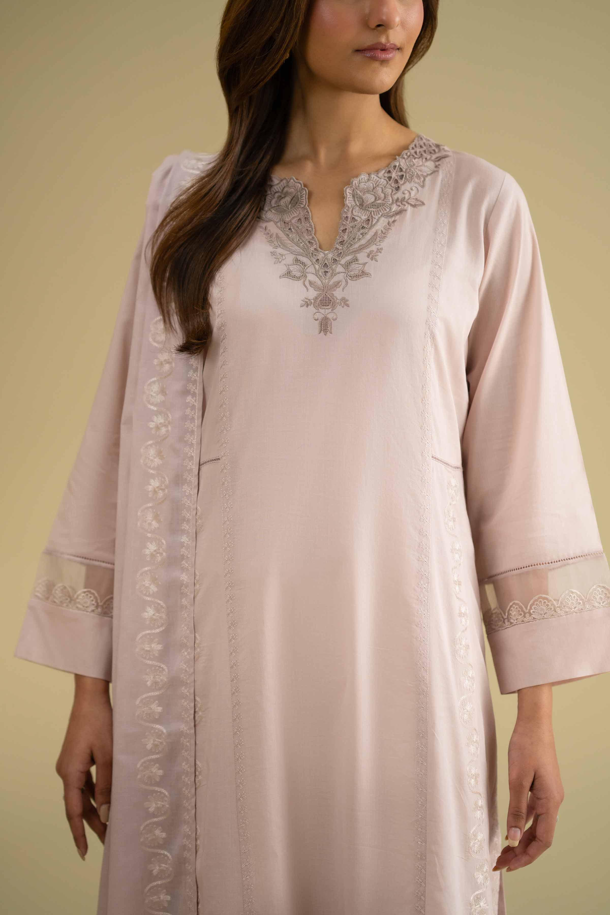 2 Piece - Embroidered Suit - KFE26-232