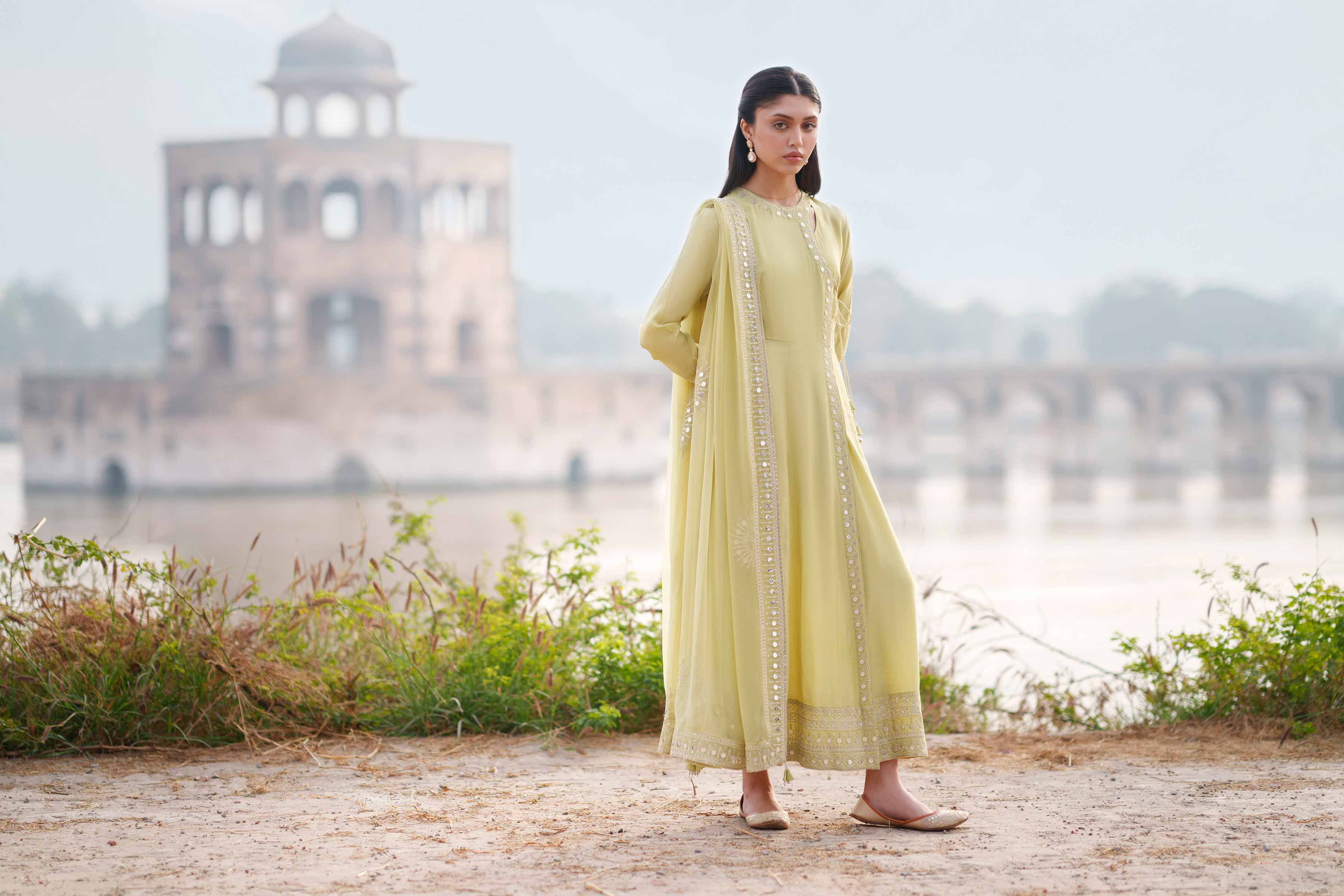 2 Piece - Embroidered Suit - KFE26-25