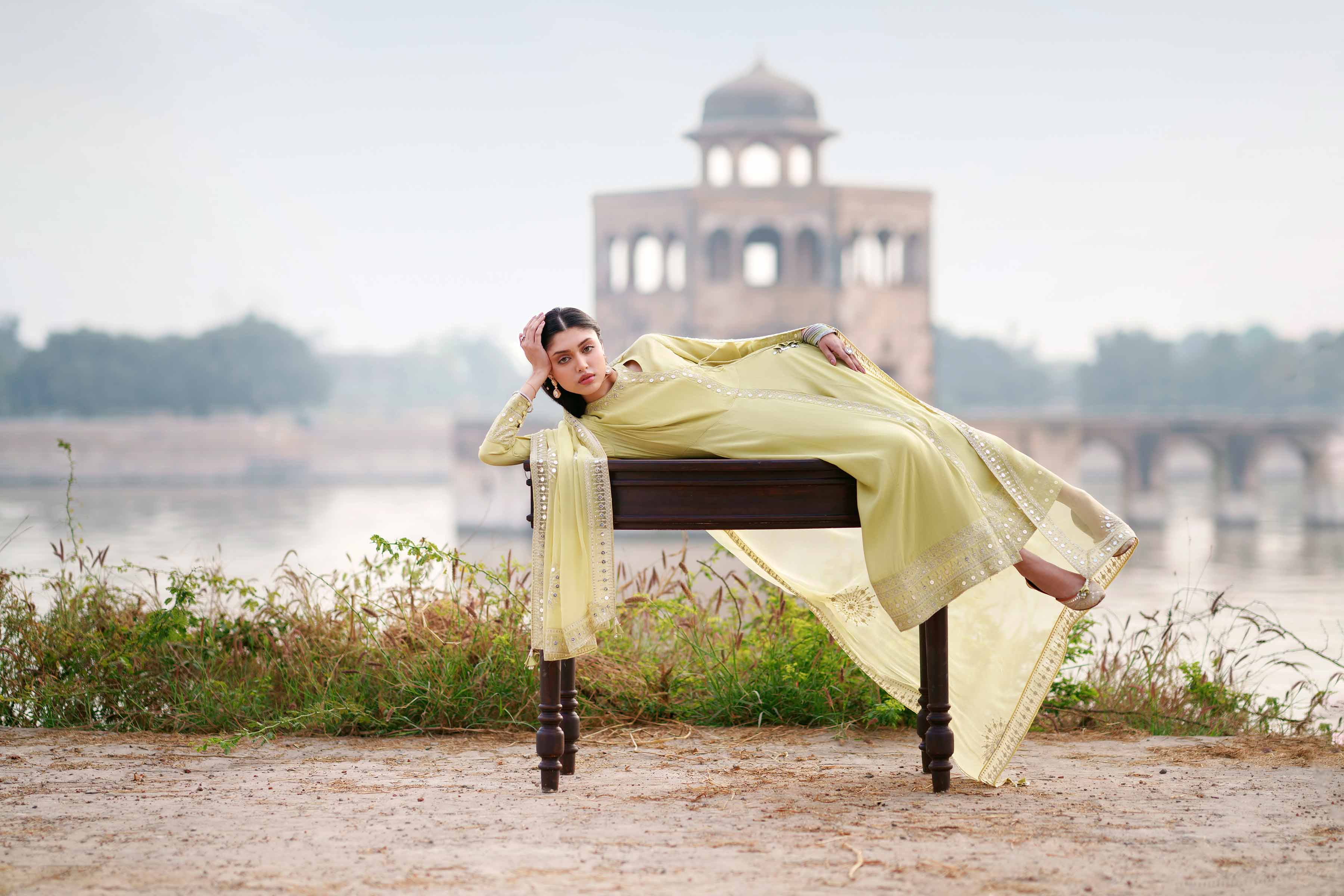 2 Piece - Embroidered Suit - KFE26-25