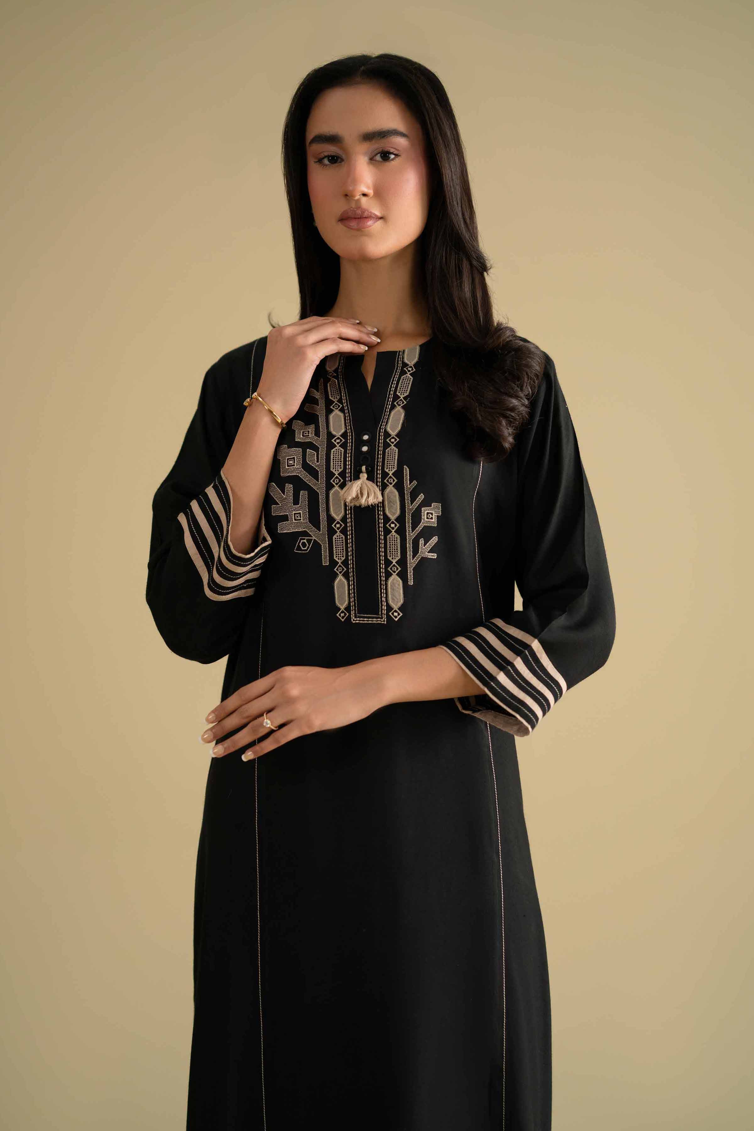 2 Piece - Embroidered Suit - KFE26-37