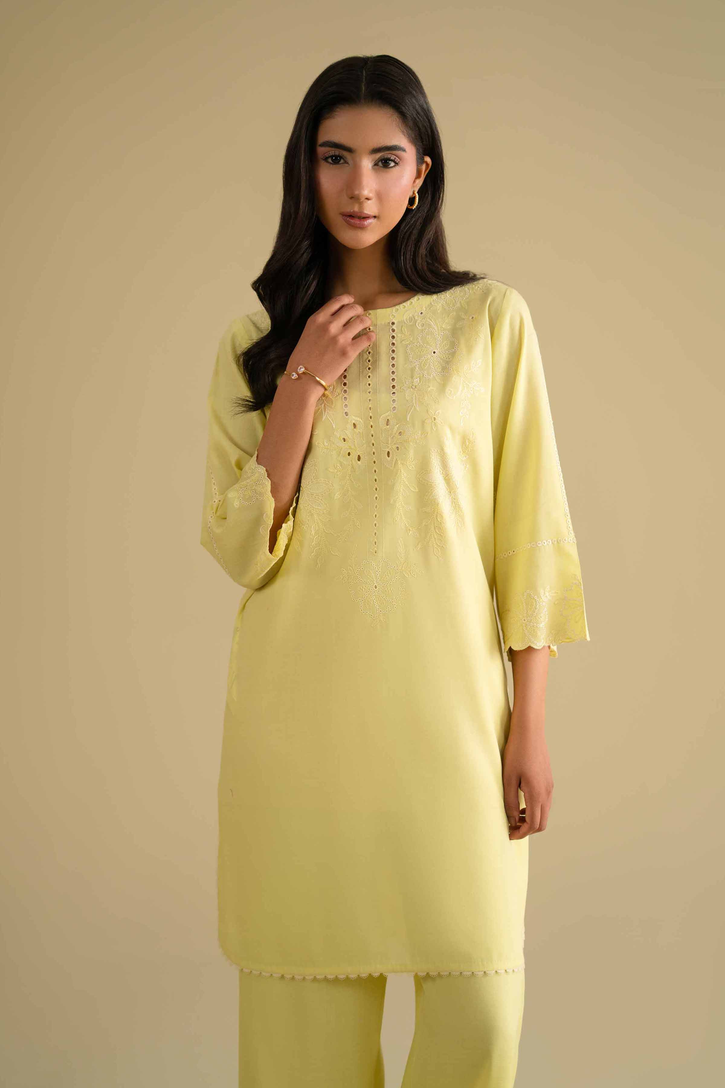 2 Piece - Embroidered Suit - KFE26-39