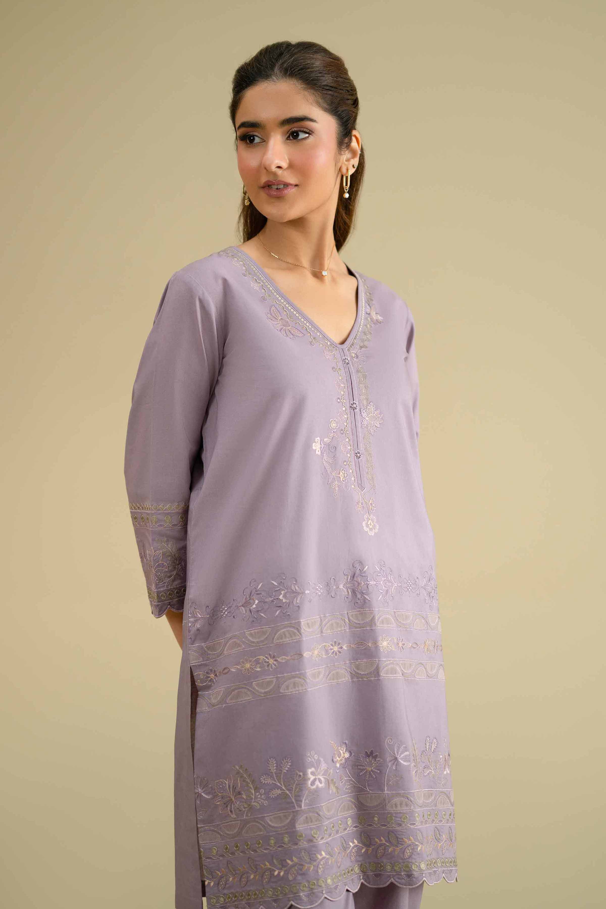 2 Piece - Embroidered Suit - KFE26-52