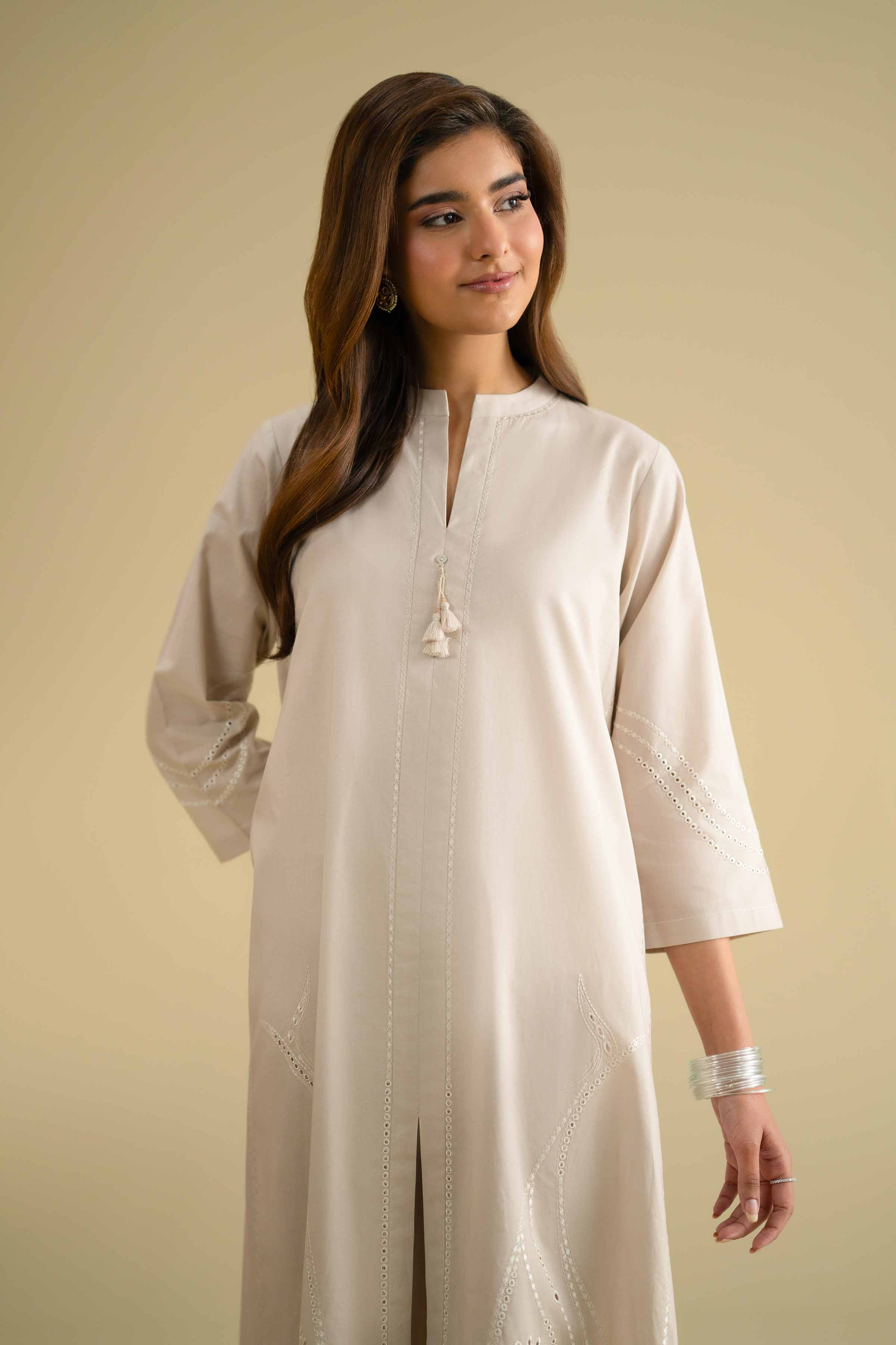 2 Piece - Embroidered Suit - KFE26-55
