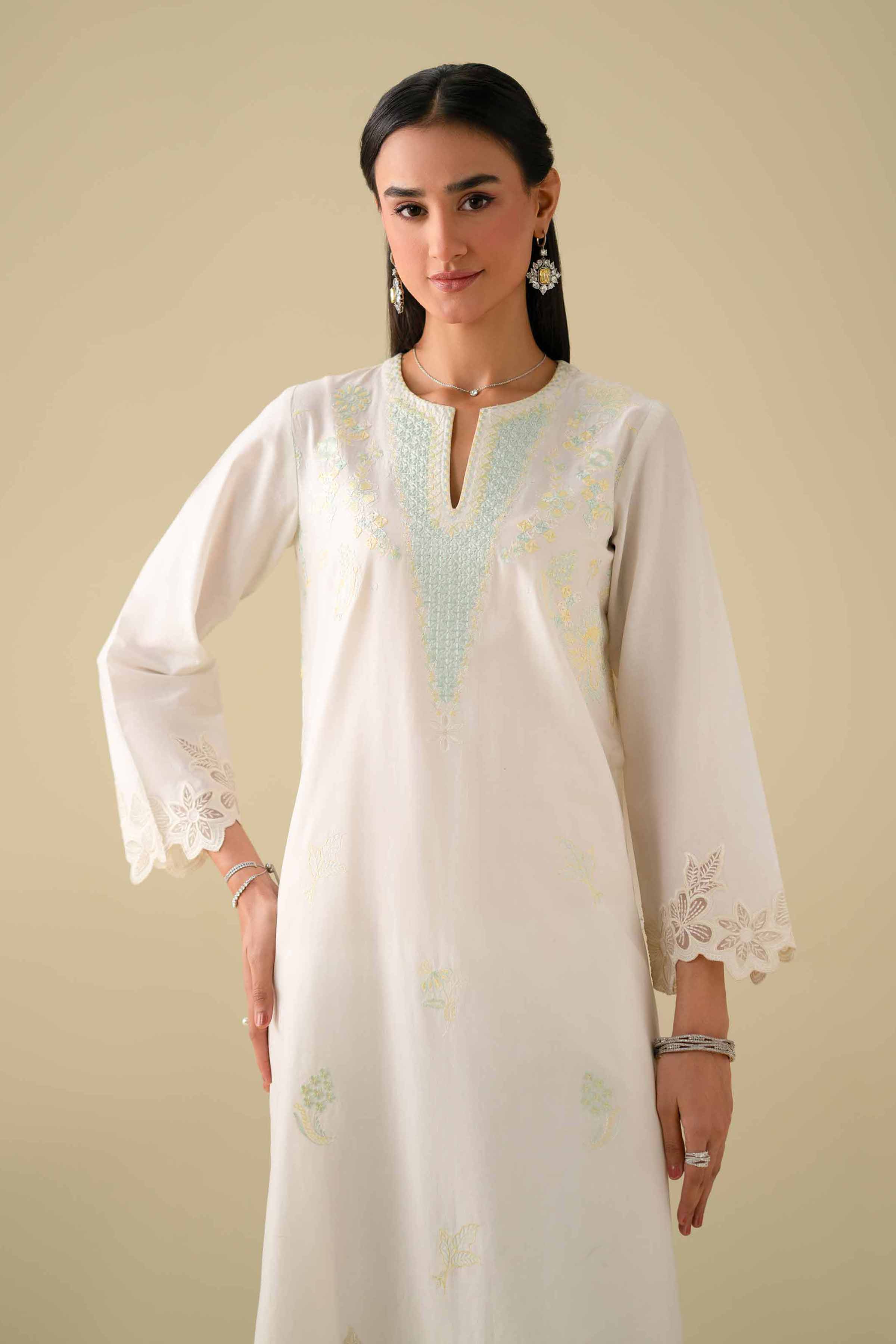 2 Piece - Embroidered Suit - KFE26-56