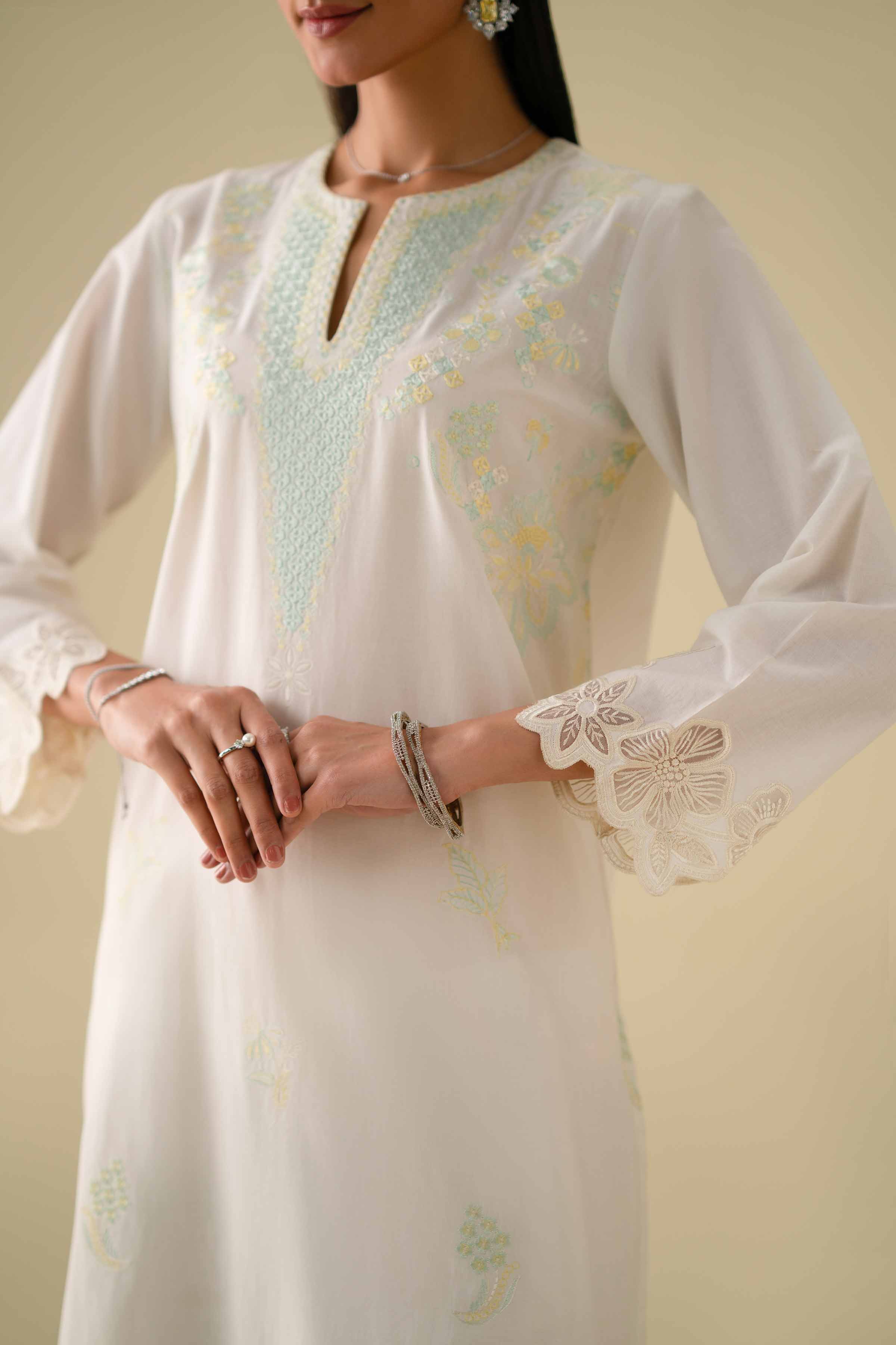 2 Piece - Embroidered Suit - KFE26-56