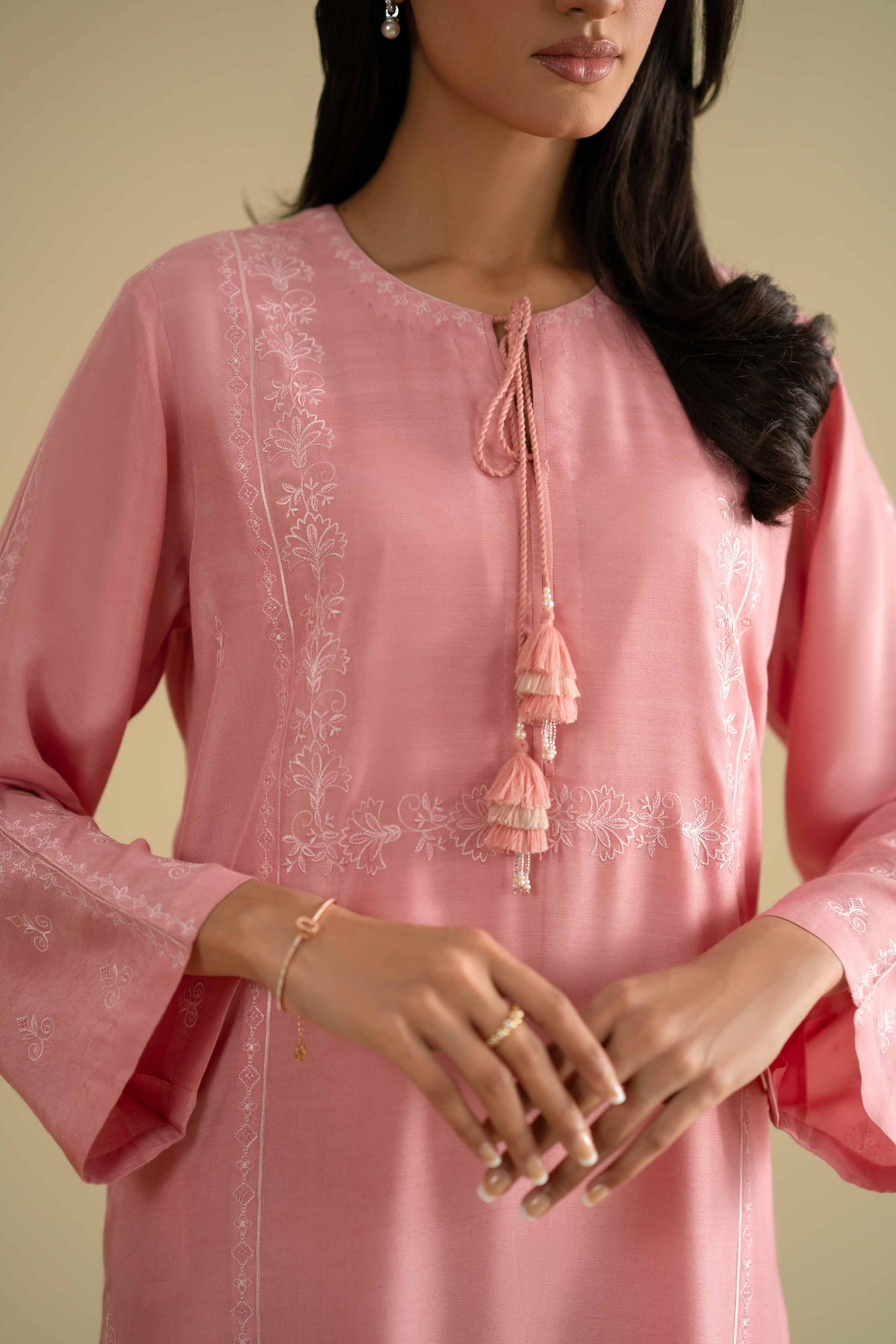 2 Piece - Embroidered Suit - KFE26-69