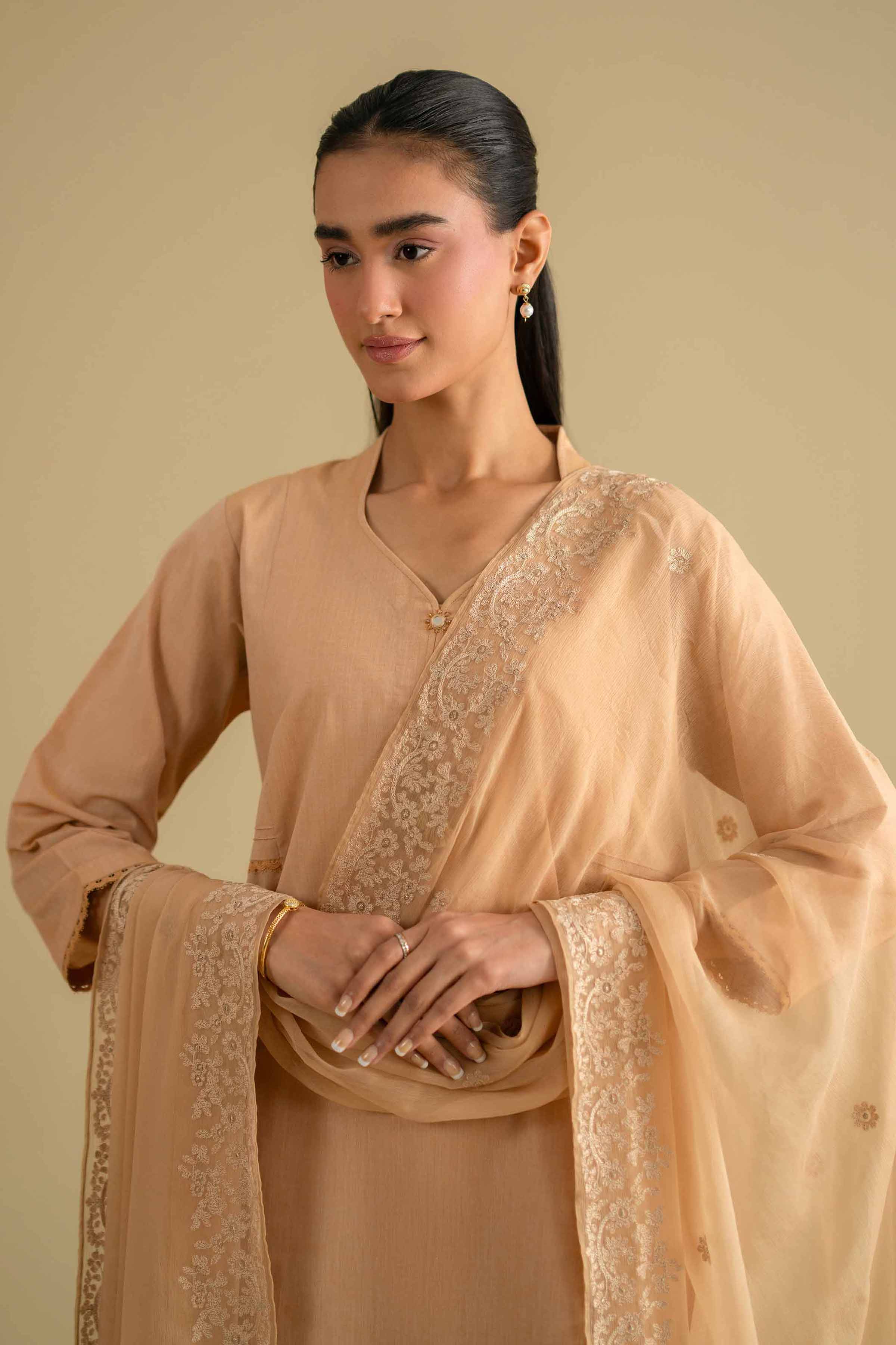 3 Piece - Embroidered Suit - KFE26-81