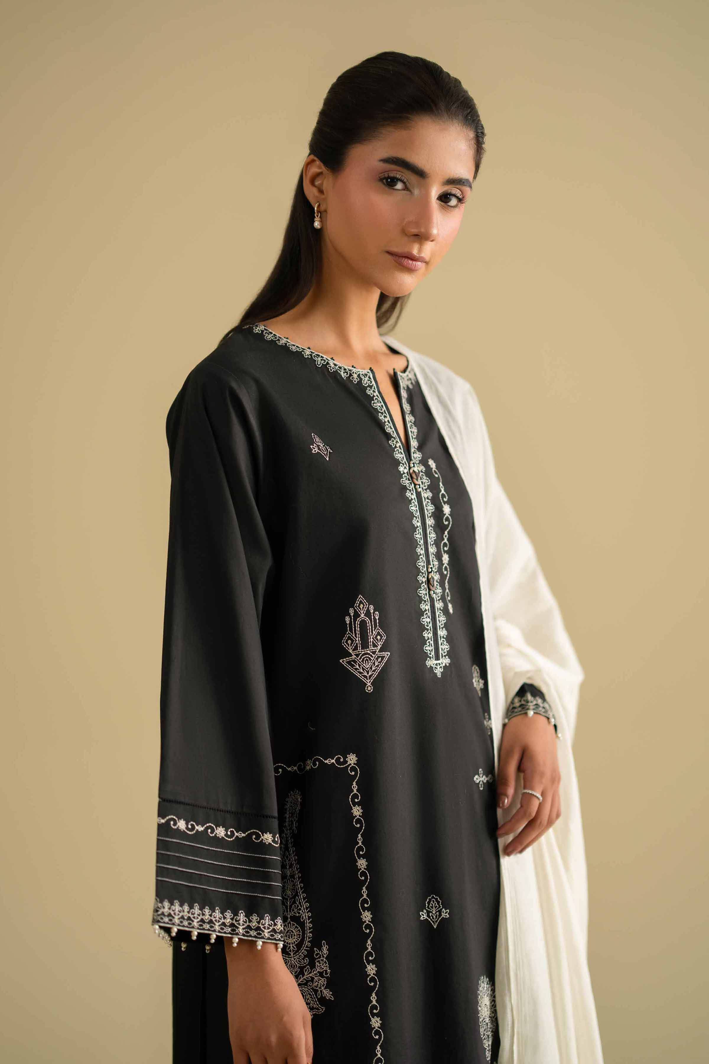 3 Piece - Embroidered Suit - KFE26-84