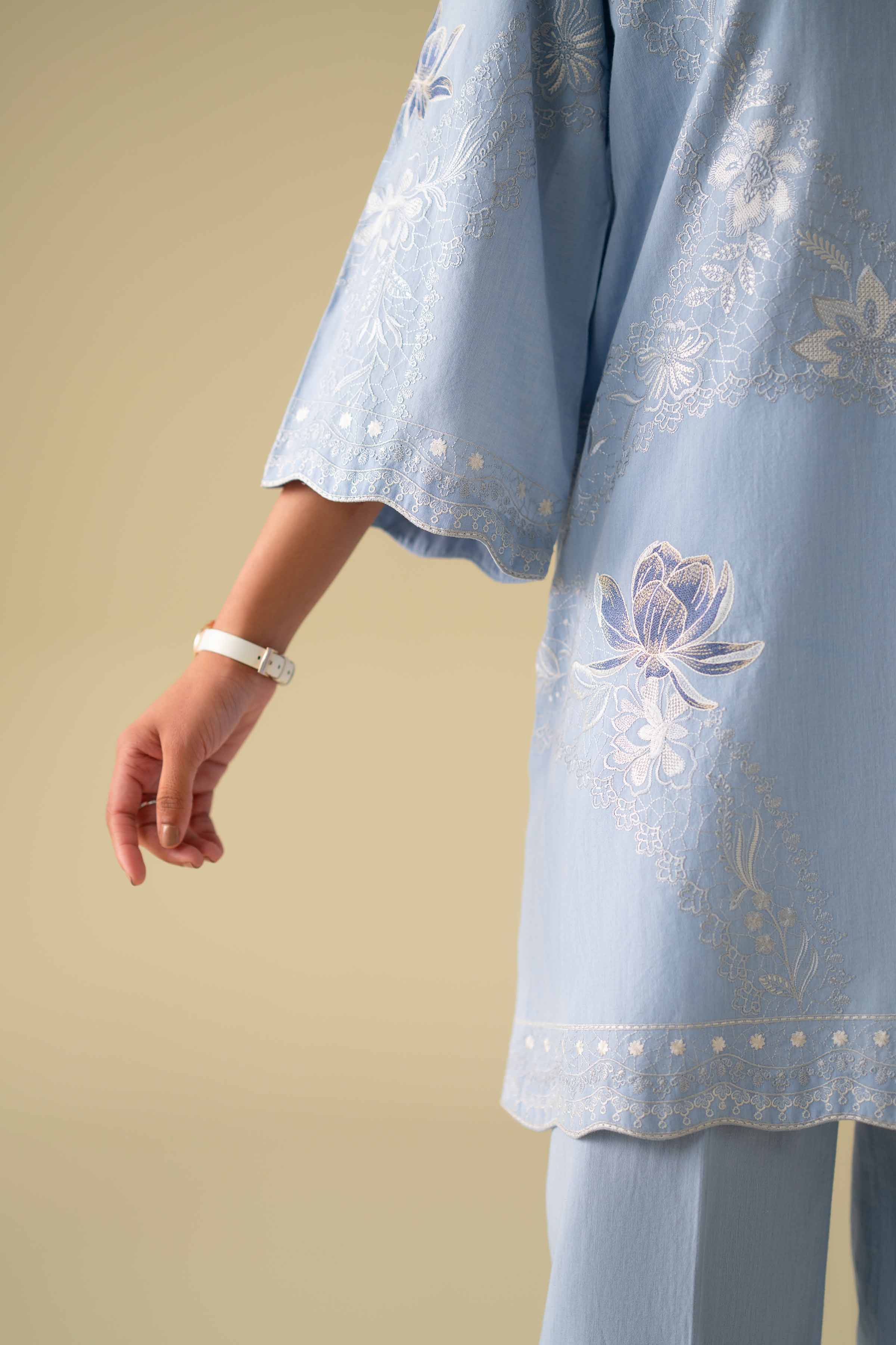 3 Piece - Embroidered Suit - KFE26-85