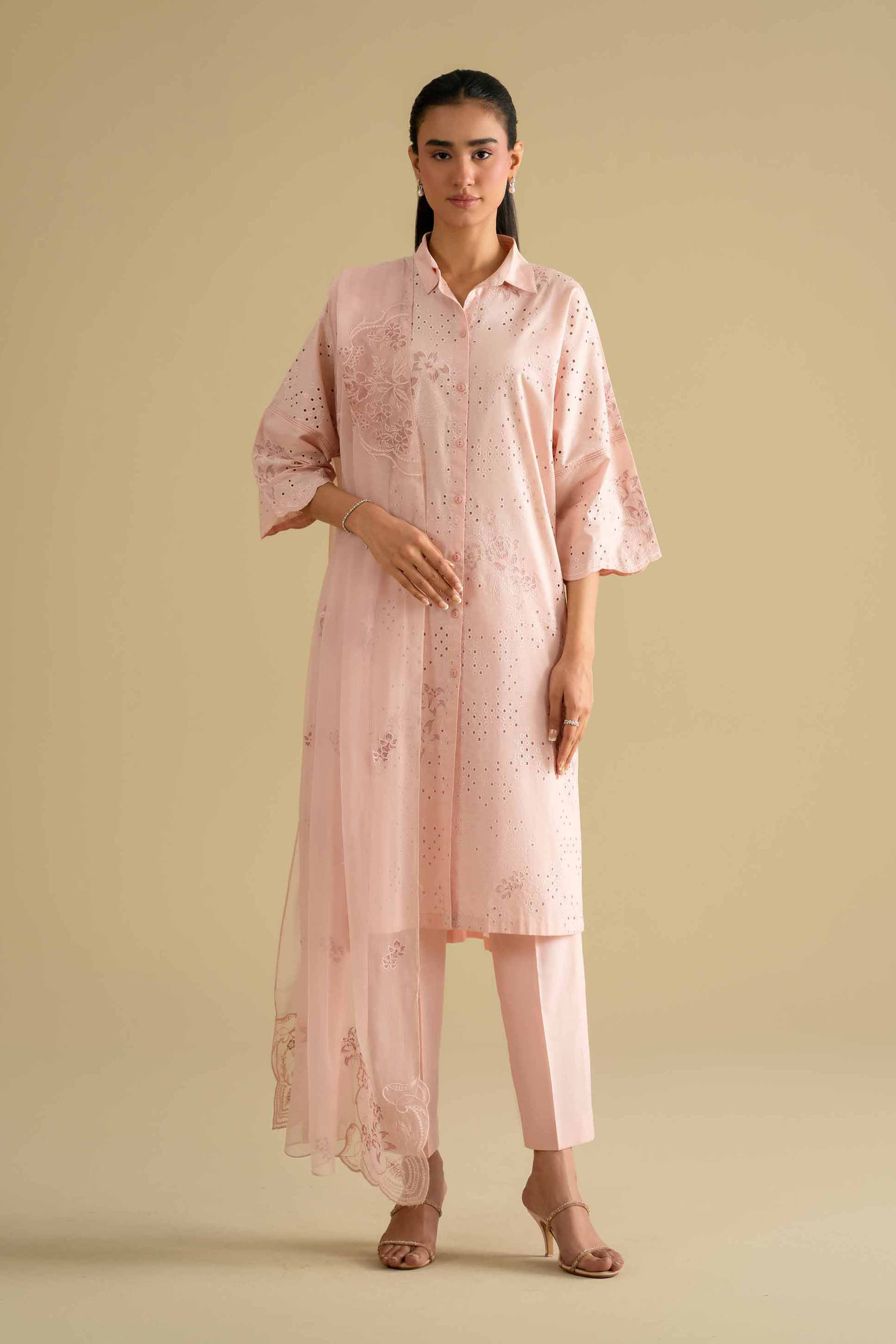 3 Piece - Embroidered Suit - KFE26-89