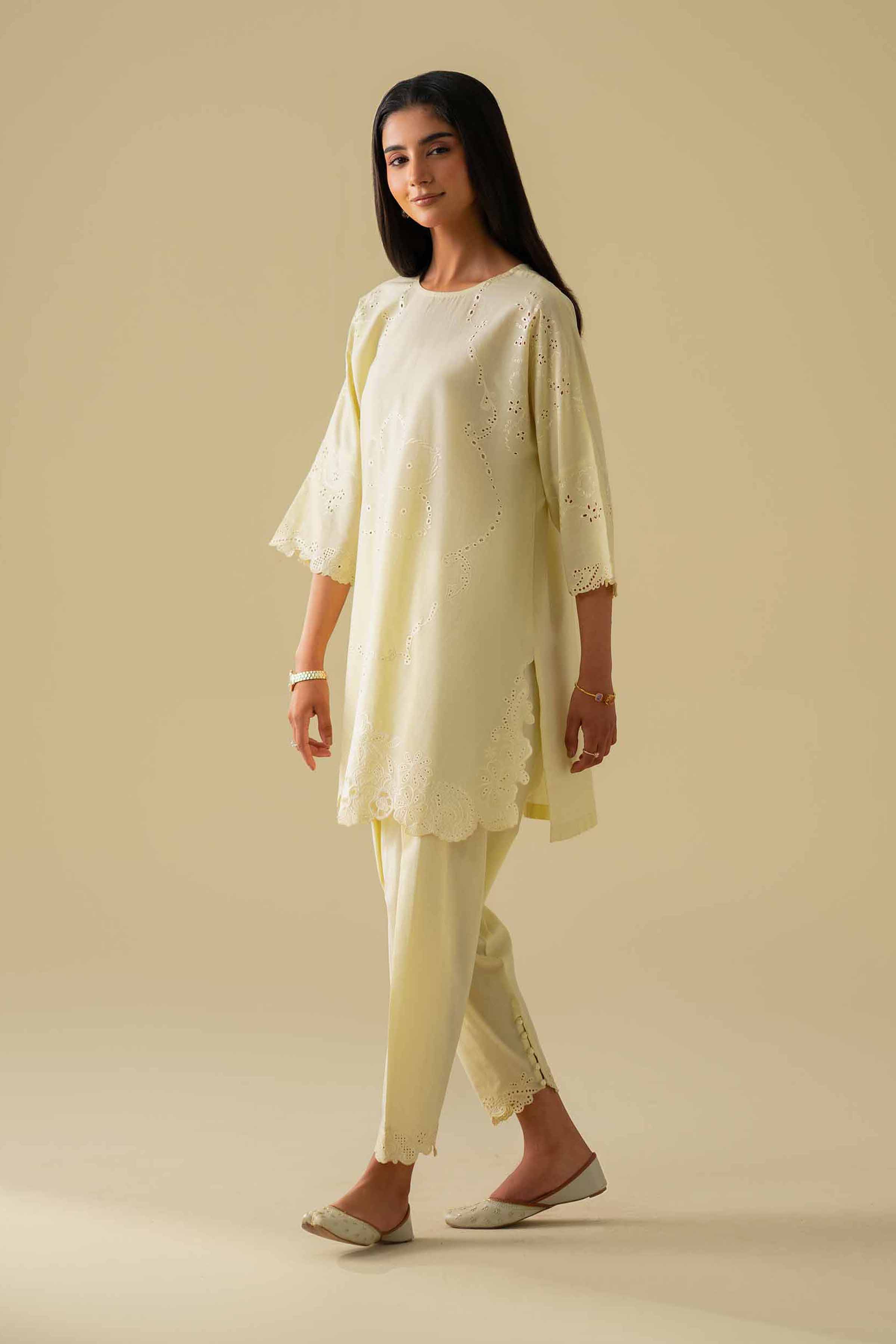 2 Piece - Embroidered Suit - KFE26-92