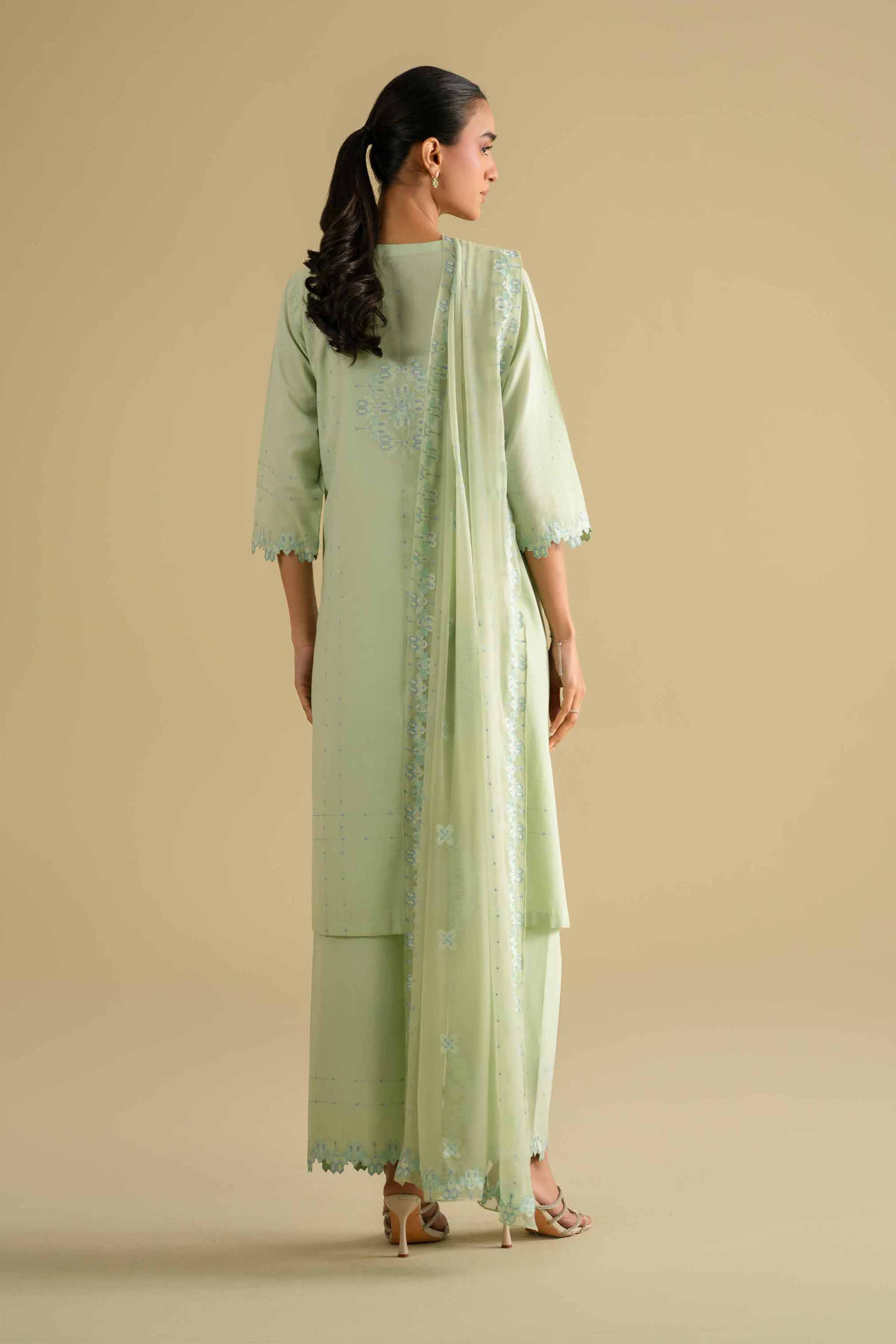 3 Piece - Embroidered Suit - KFE26-93