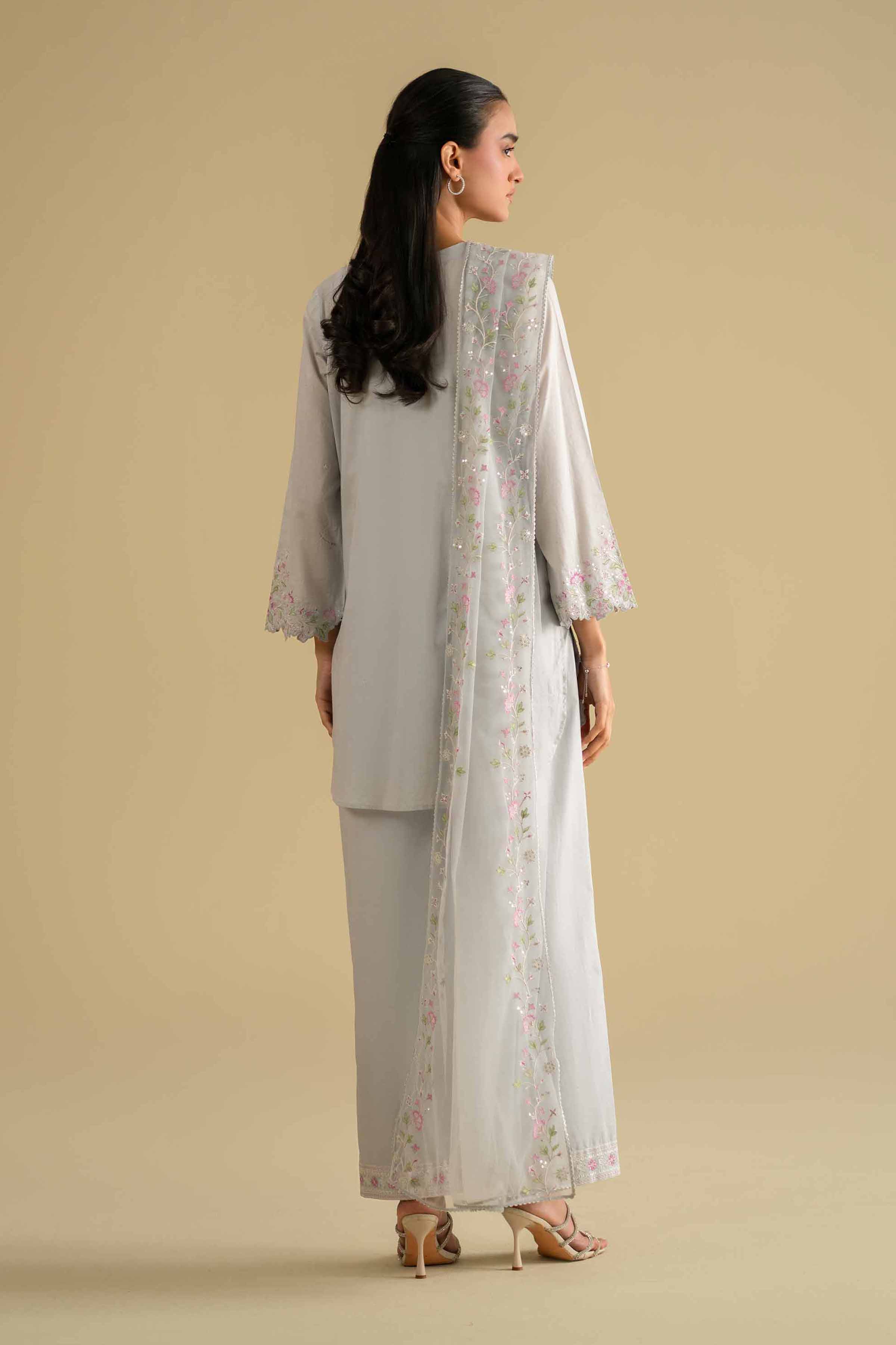 3 Piece - Embroidered Suit - KFE26-95
