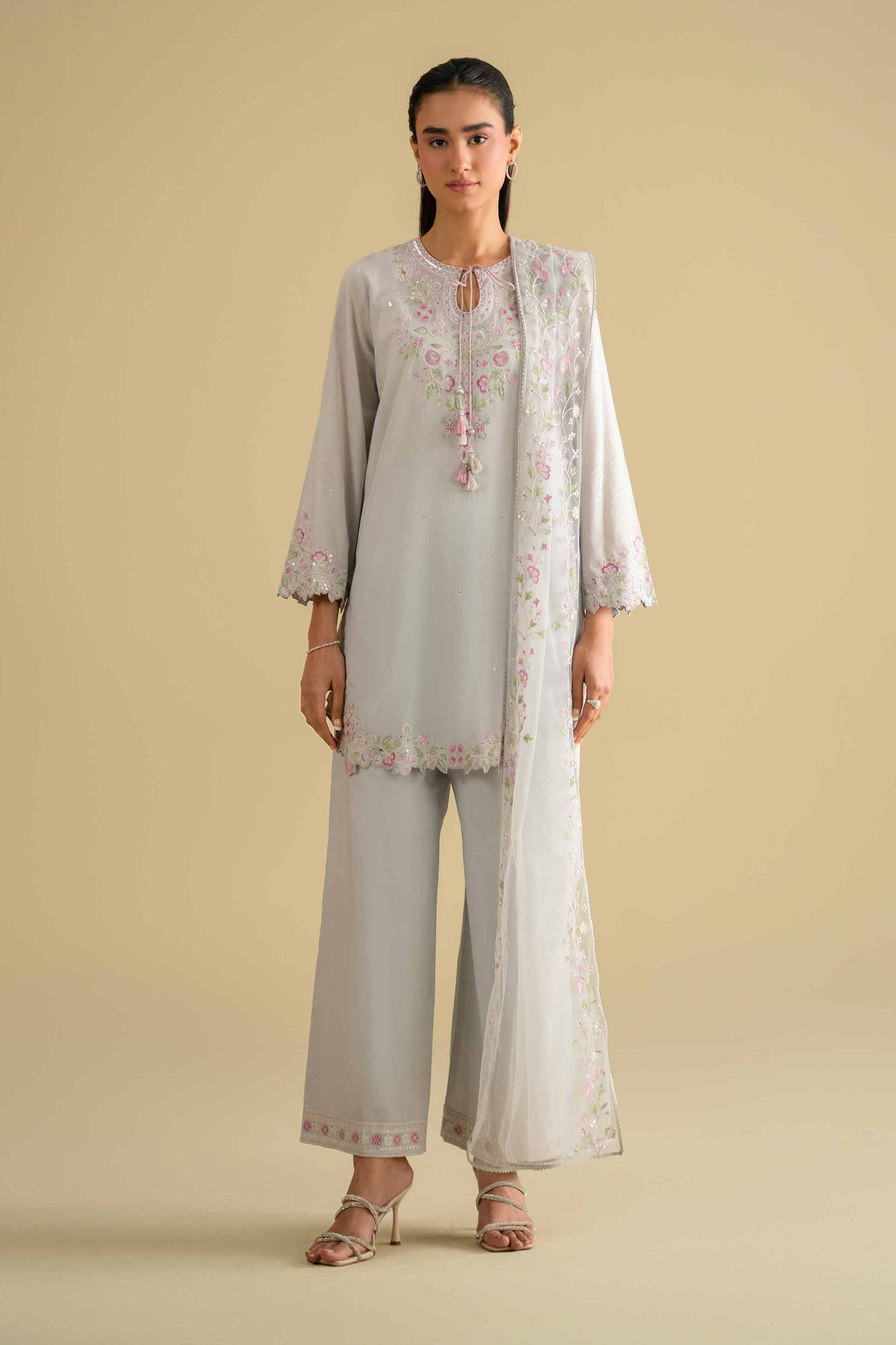 3 Piece - Embroidered Suit - KFE26-95