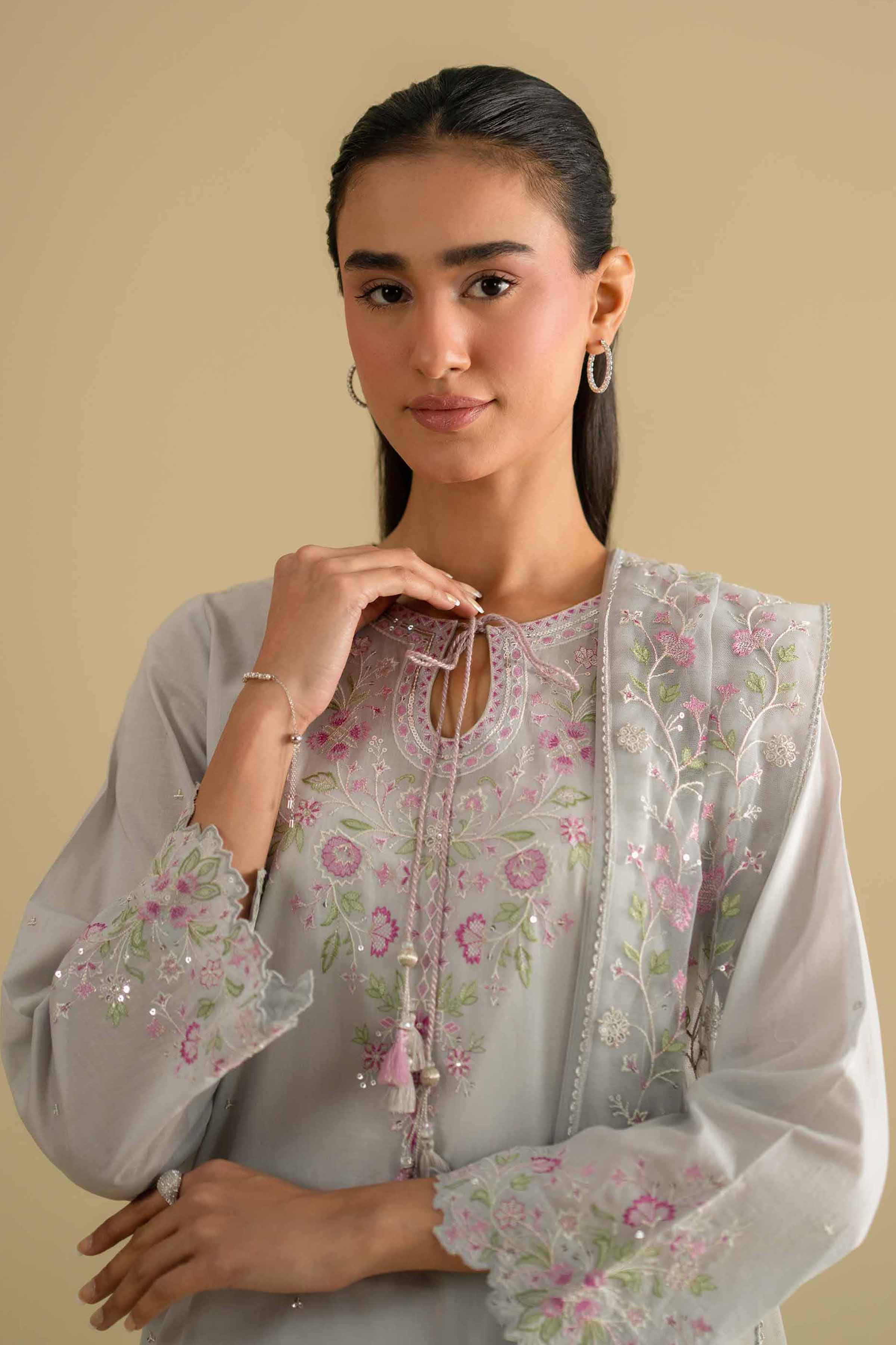 3 Piece - Embroidered Suit - KFE26-95