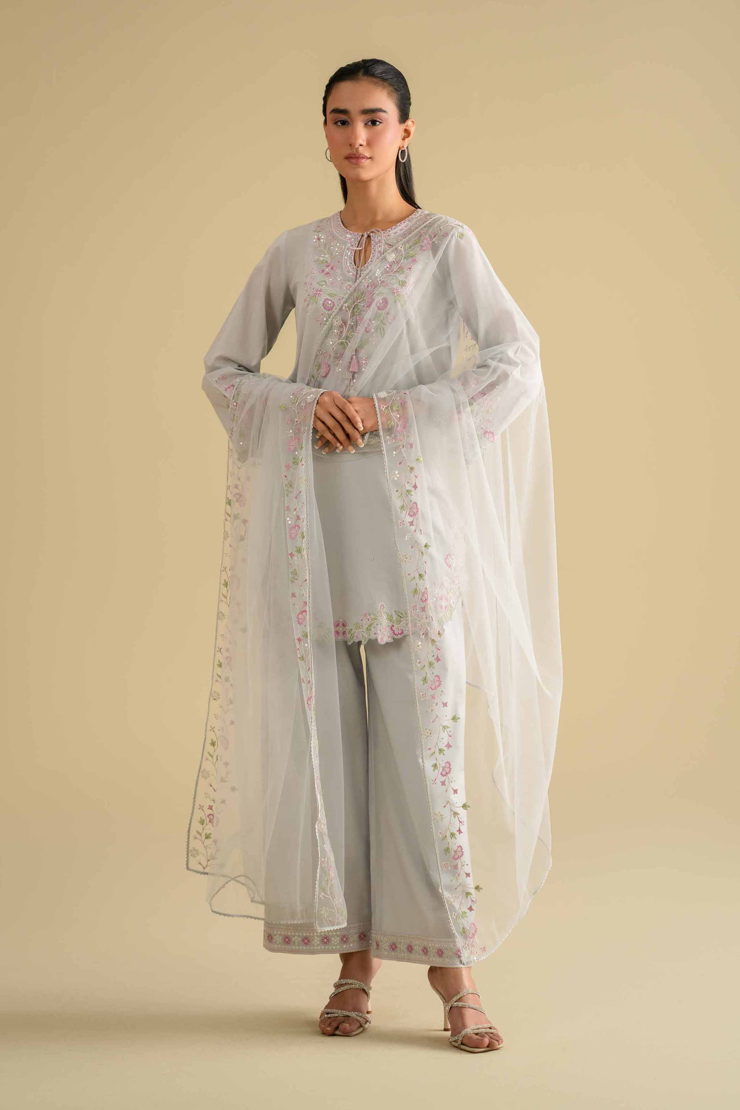 3 Piece - Embroidered Suit - KFE26-95