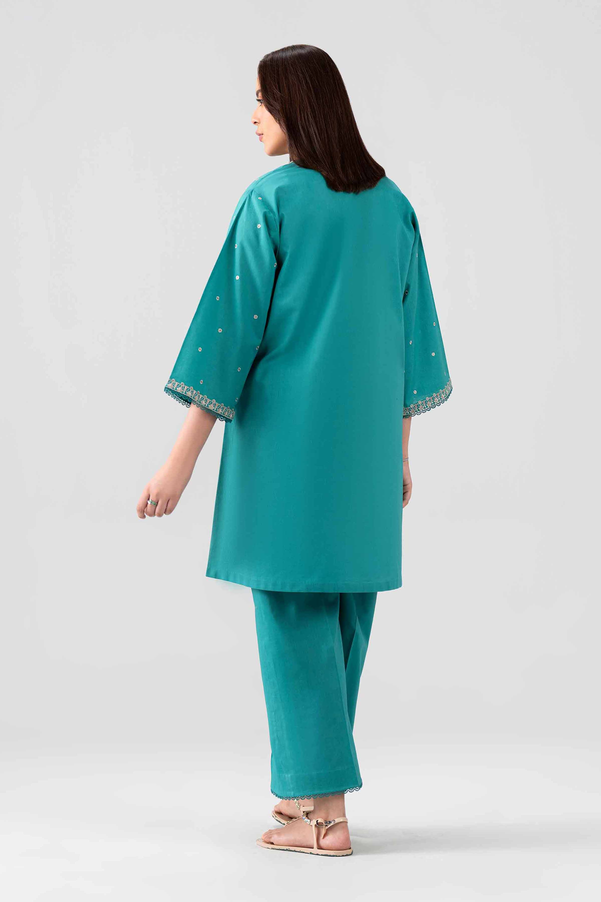 2 Piece - Embroidered Suit - KFS26-23