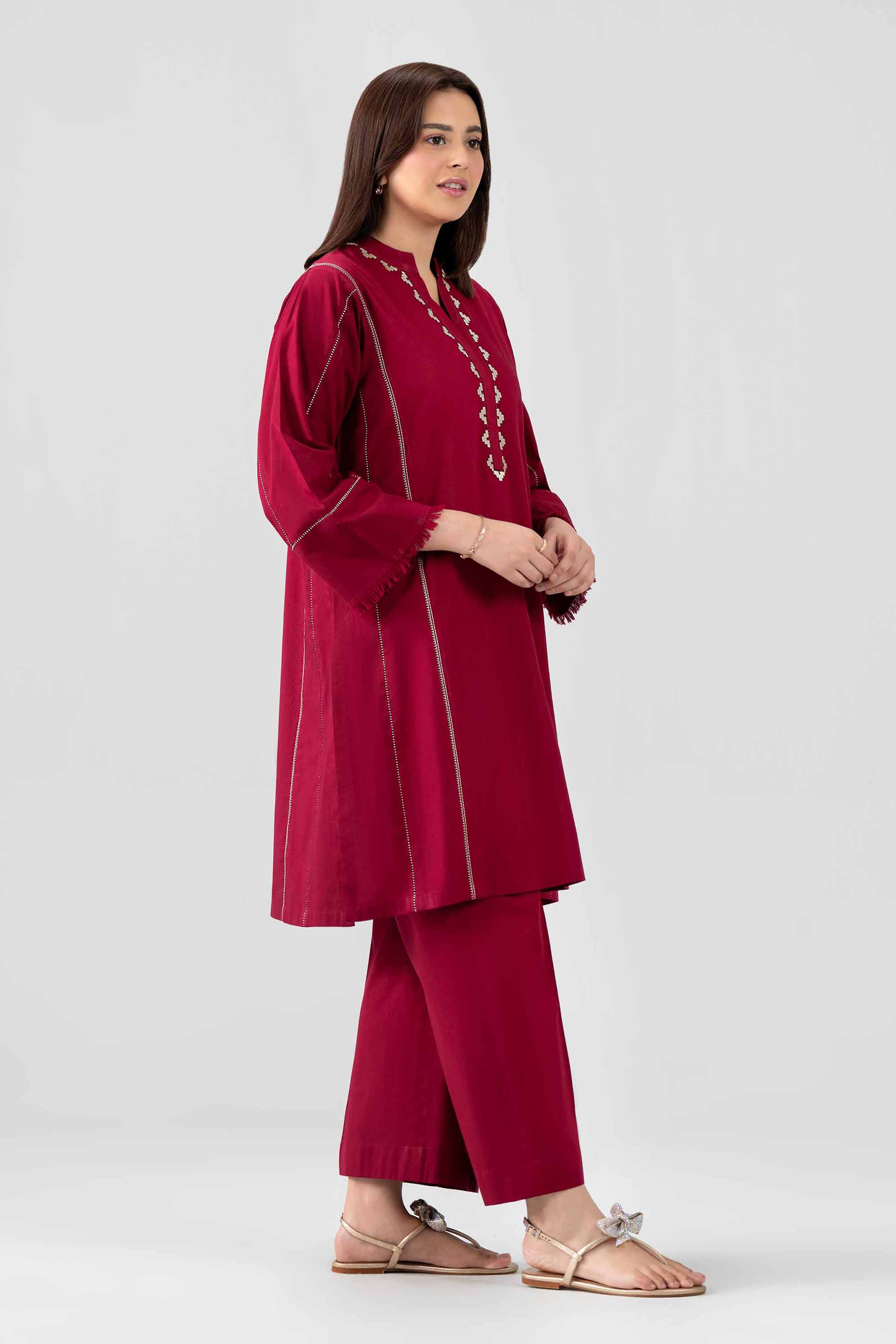 2 Piece - Embroidered Suit - KFS26-26