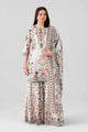 3 Piece - Printed Embroidered Suit - KFS26-48