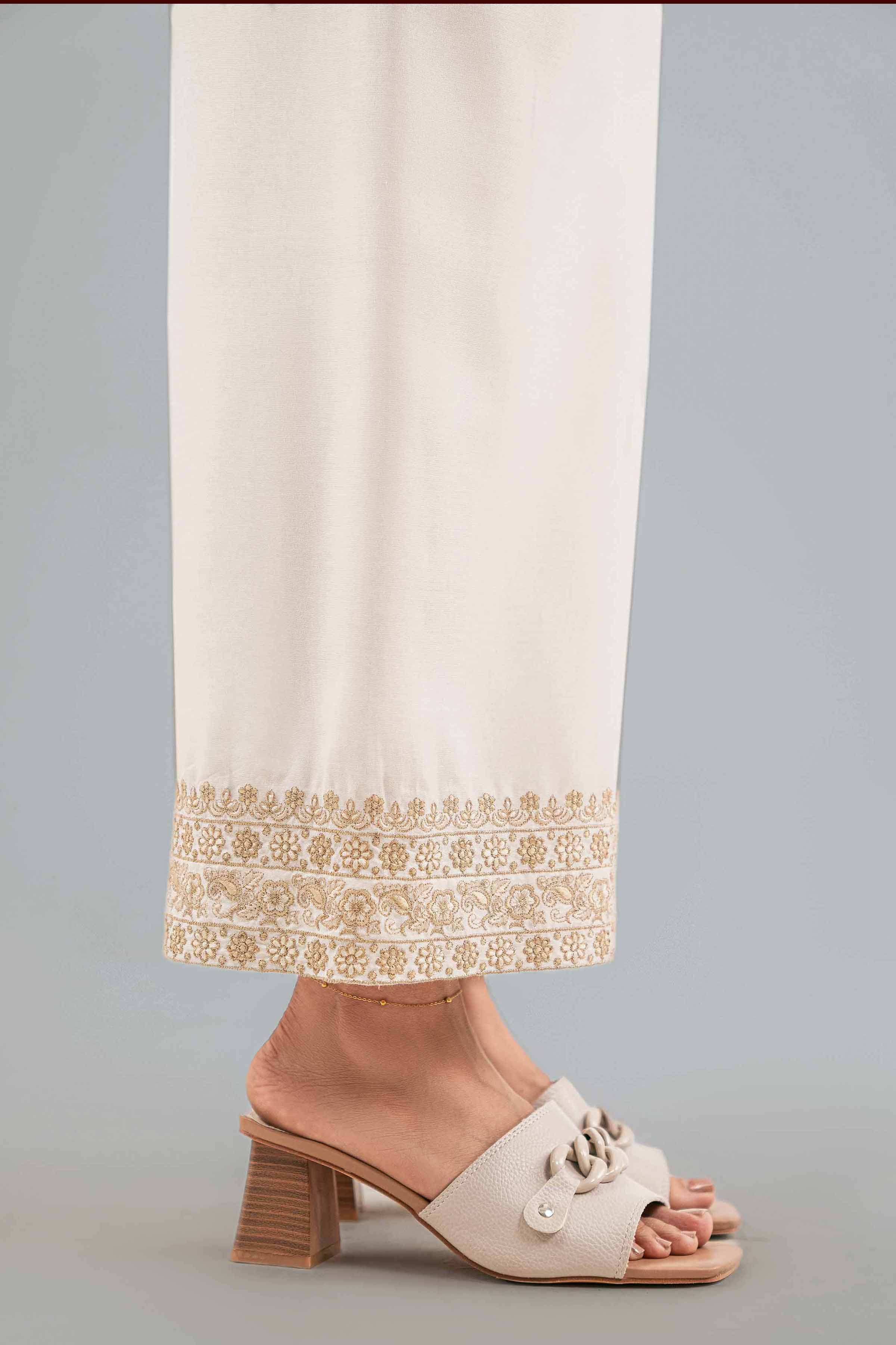 Embroidered Pants - KFW25-197
