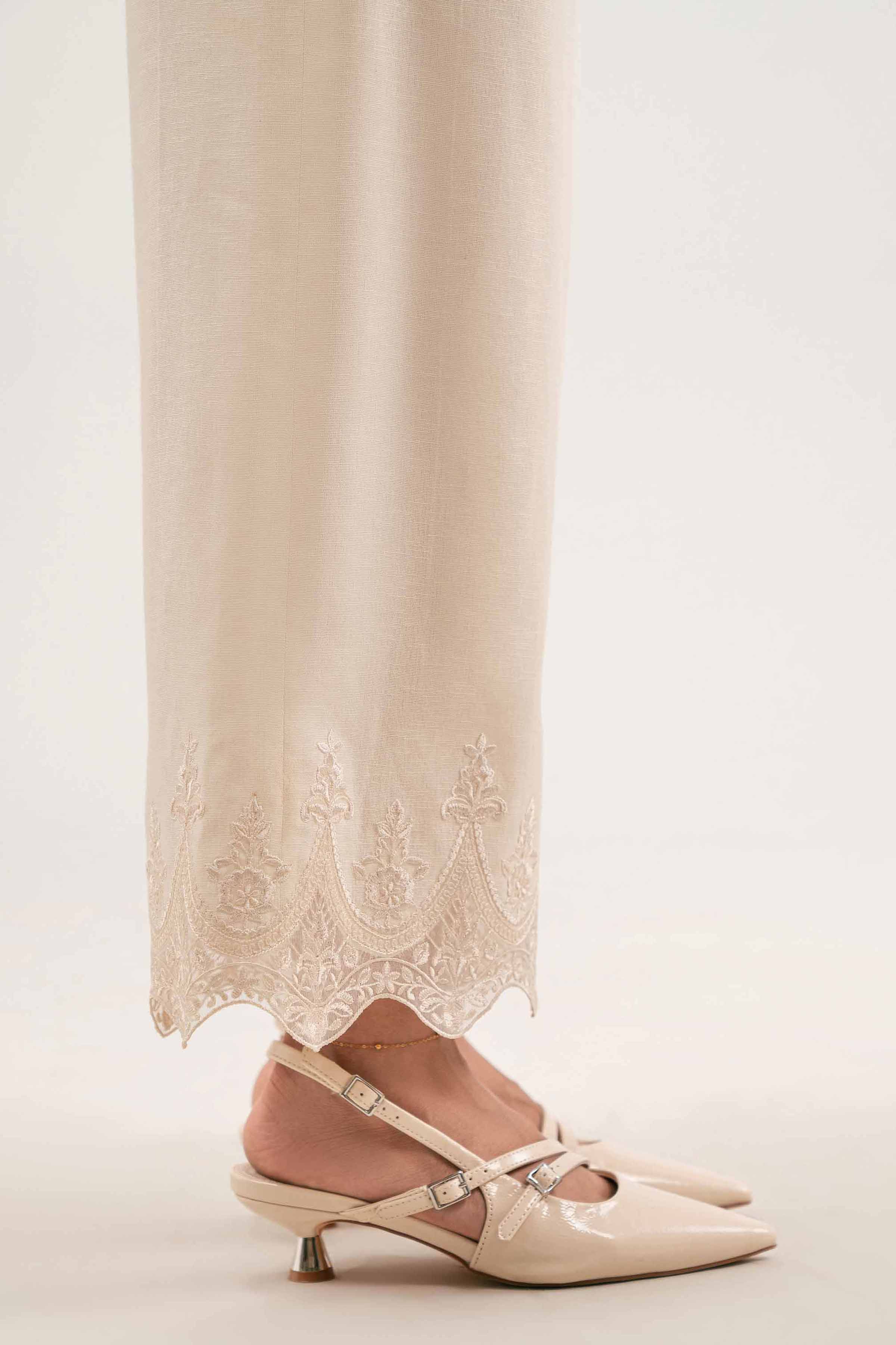 Embroidered Trousers - KFW25-198