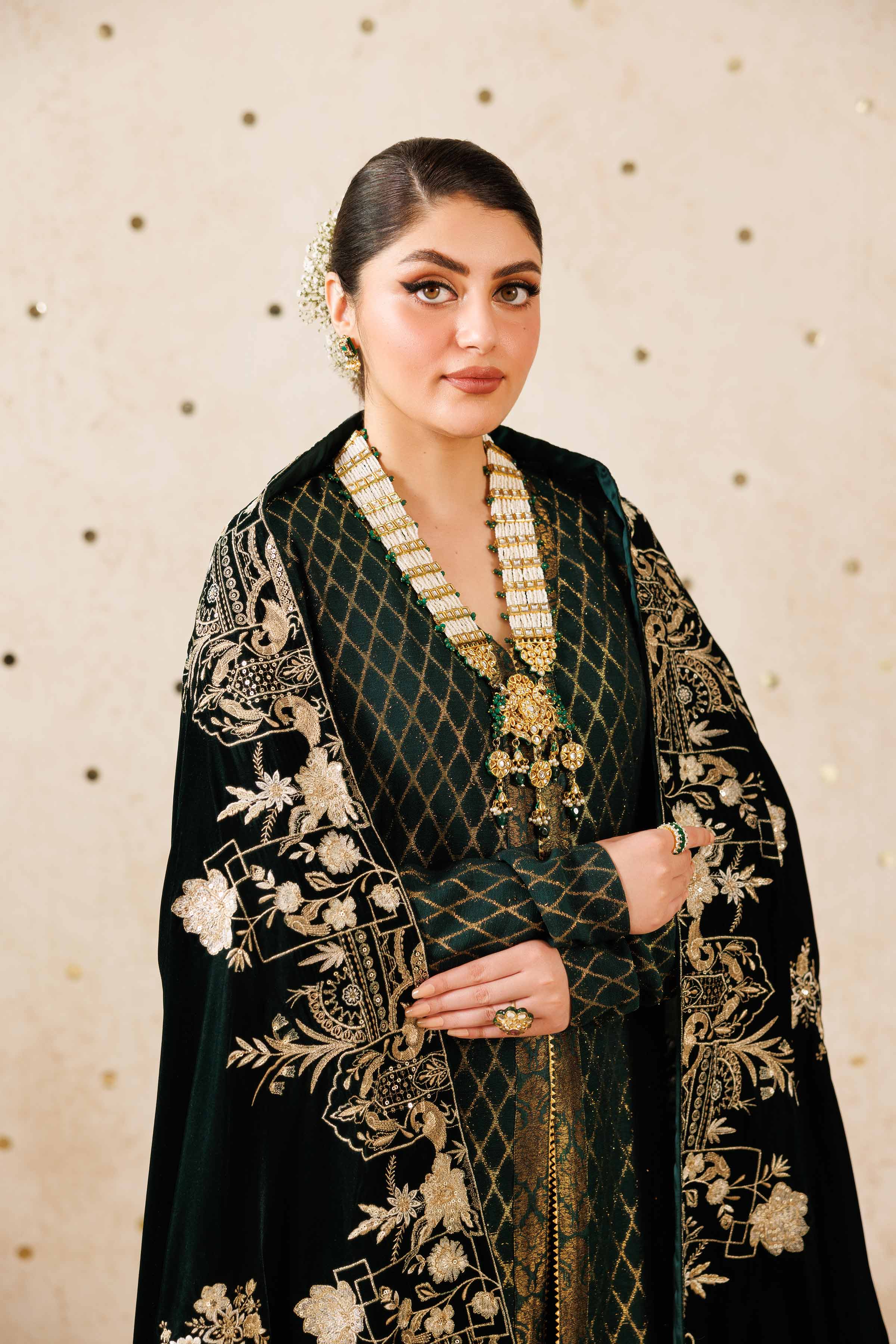 Embroidered Shawl - KFW25-48